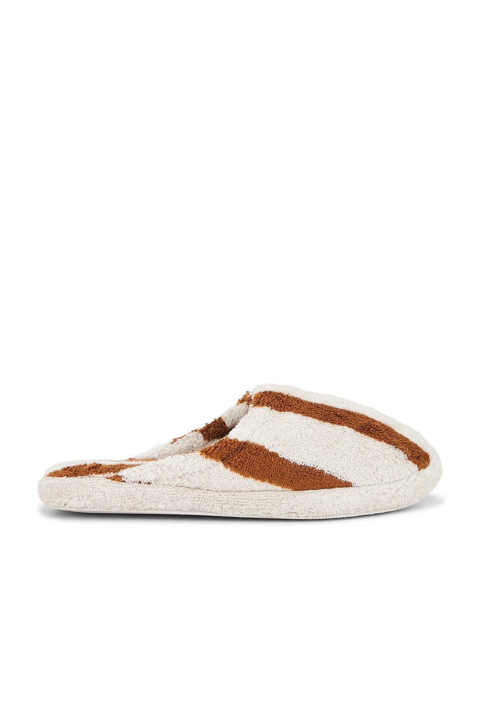 Image 1 of Parachute Terry Stripe Slippers in Bone & Tobacco