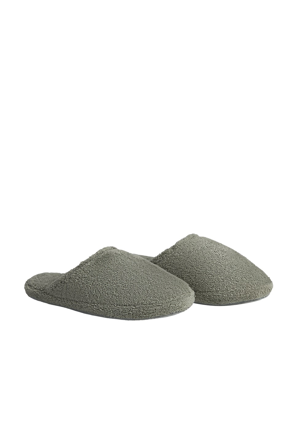 Classic Turkish Cotton Slippers in Green