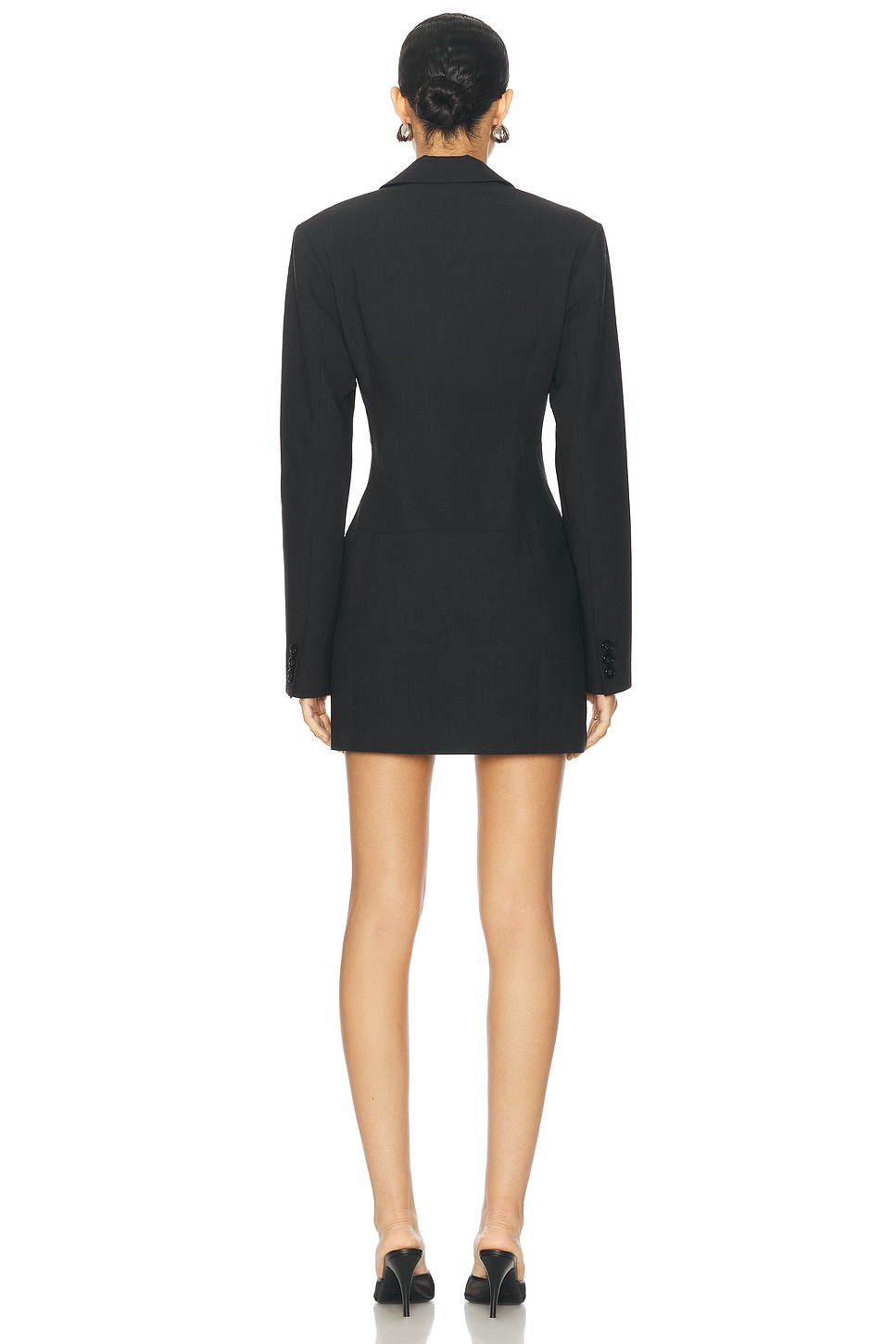 PRISCAVera Mini Jacket Dress in Carbone | FWRD