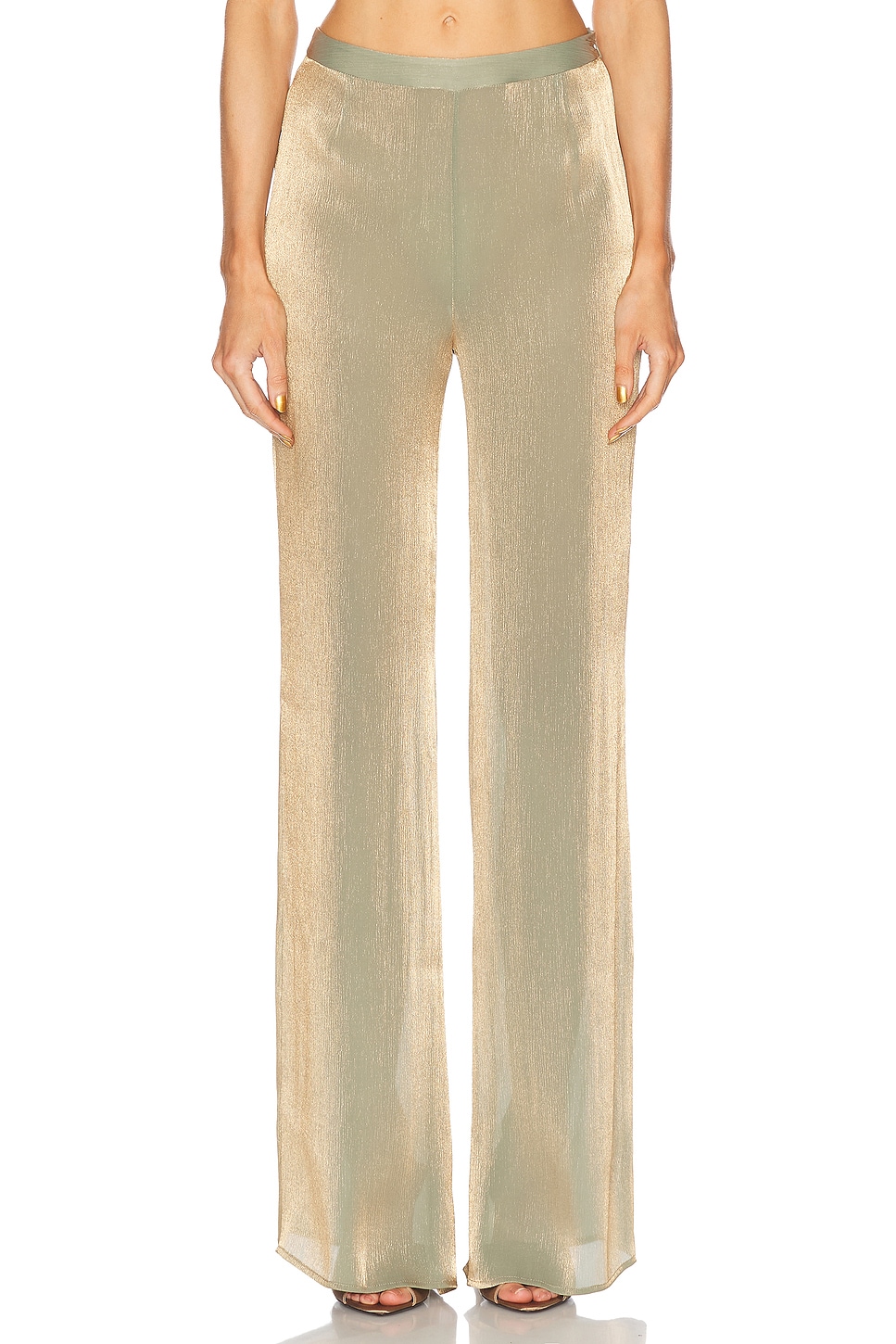 Relaxed Straight Leg Pant in Olive
