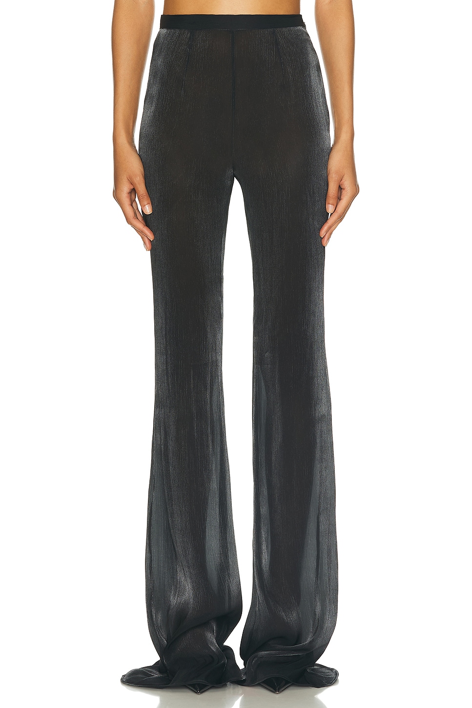 Image 1 of PRISCAVera Fitted Flared Pant in Black