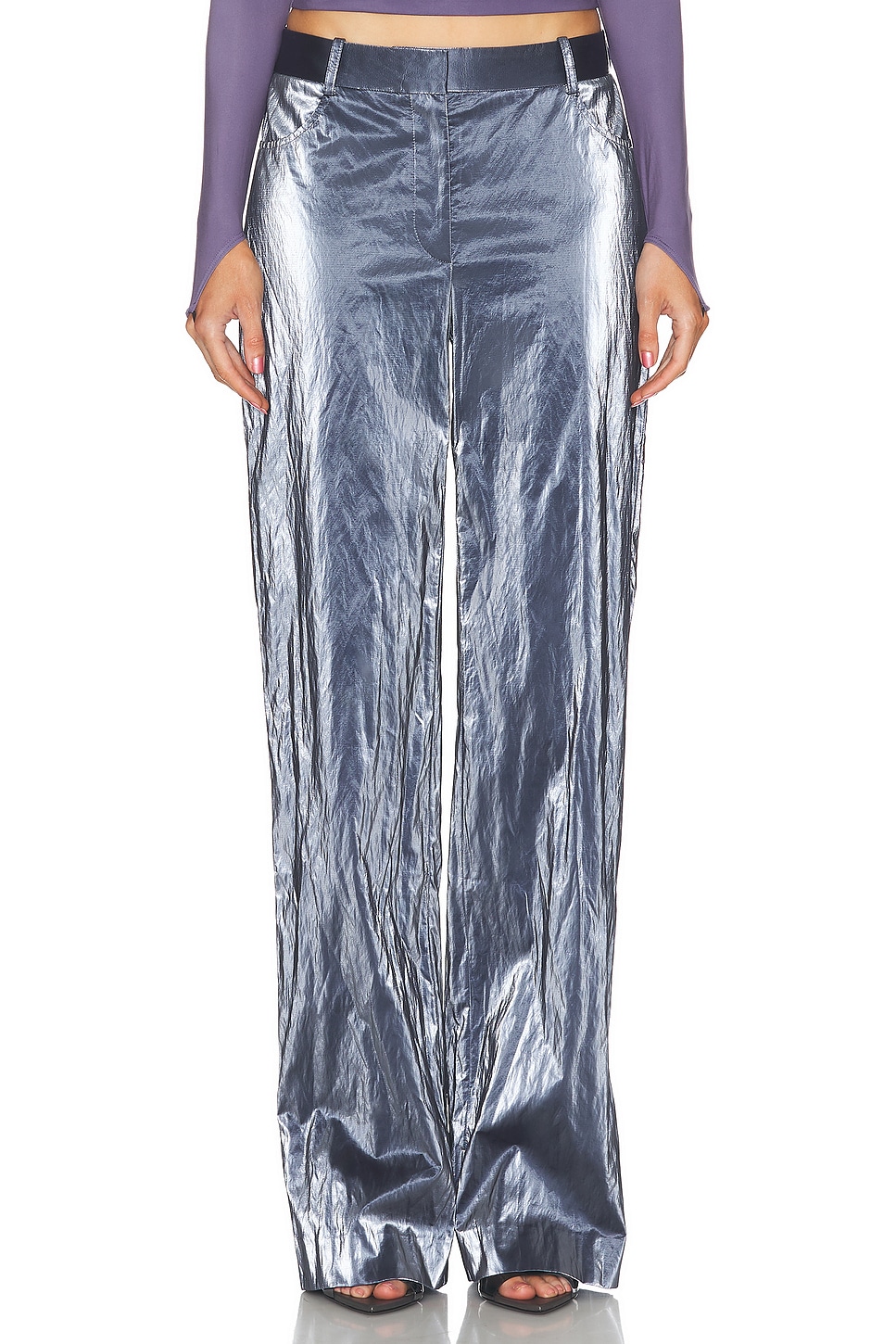 Image 1 of PRISCAVera Rainwear Straight Leg Pant in Mercury