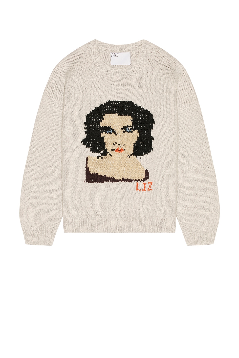 Image 1 of Paly Hollywood Liz Hand Knit Sweater in Grey