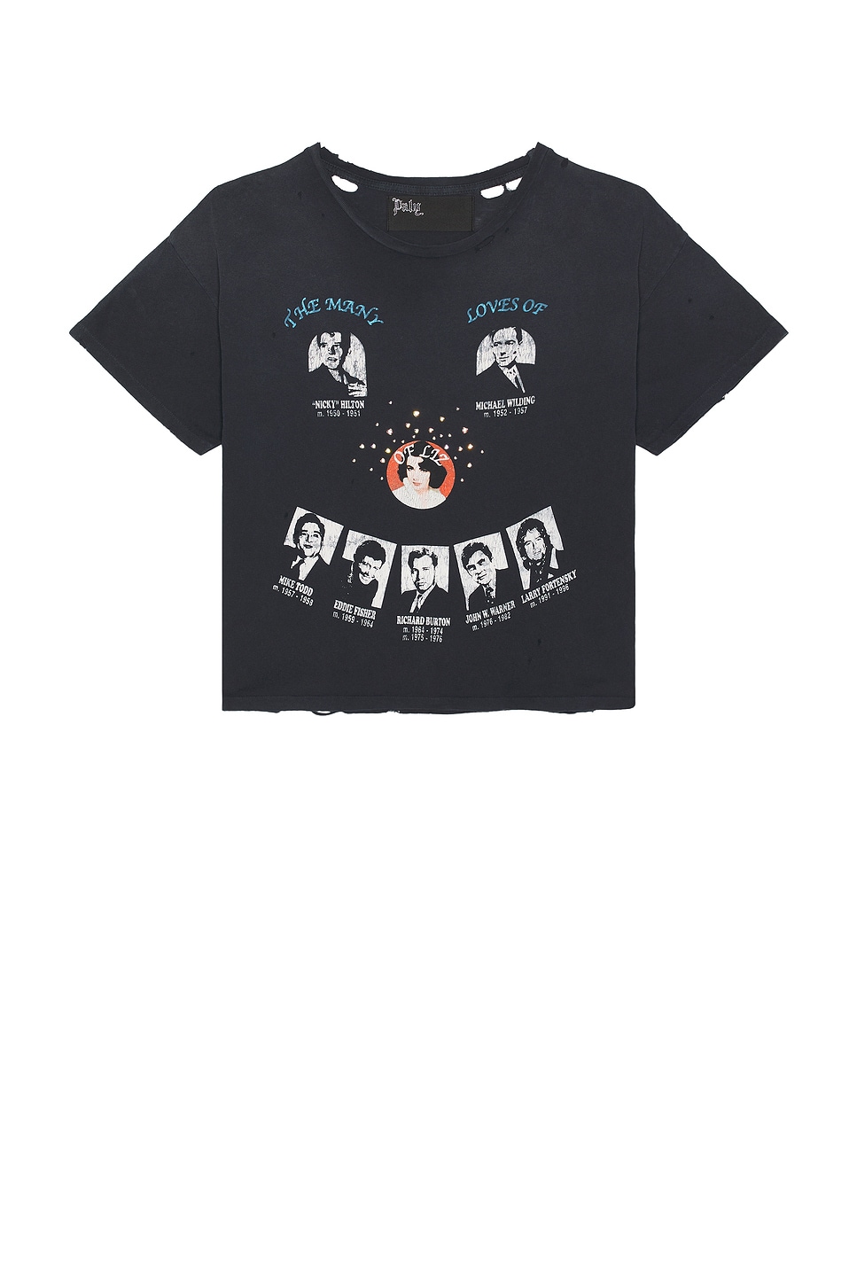 Paly Hollywood Loves Of Liz Tee In Black
