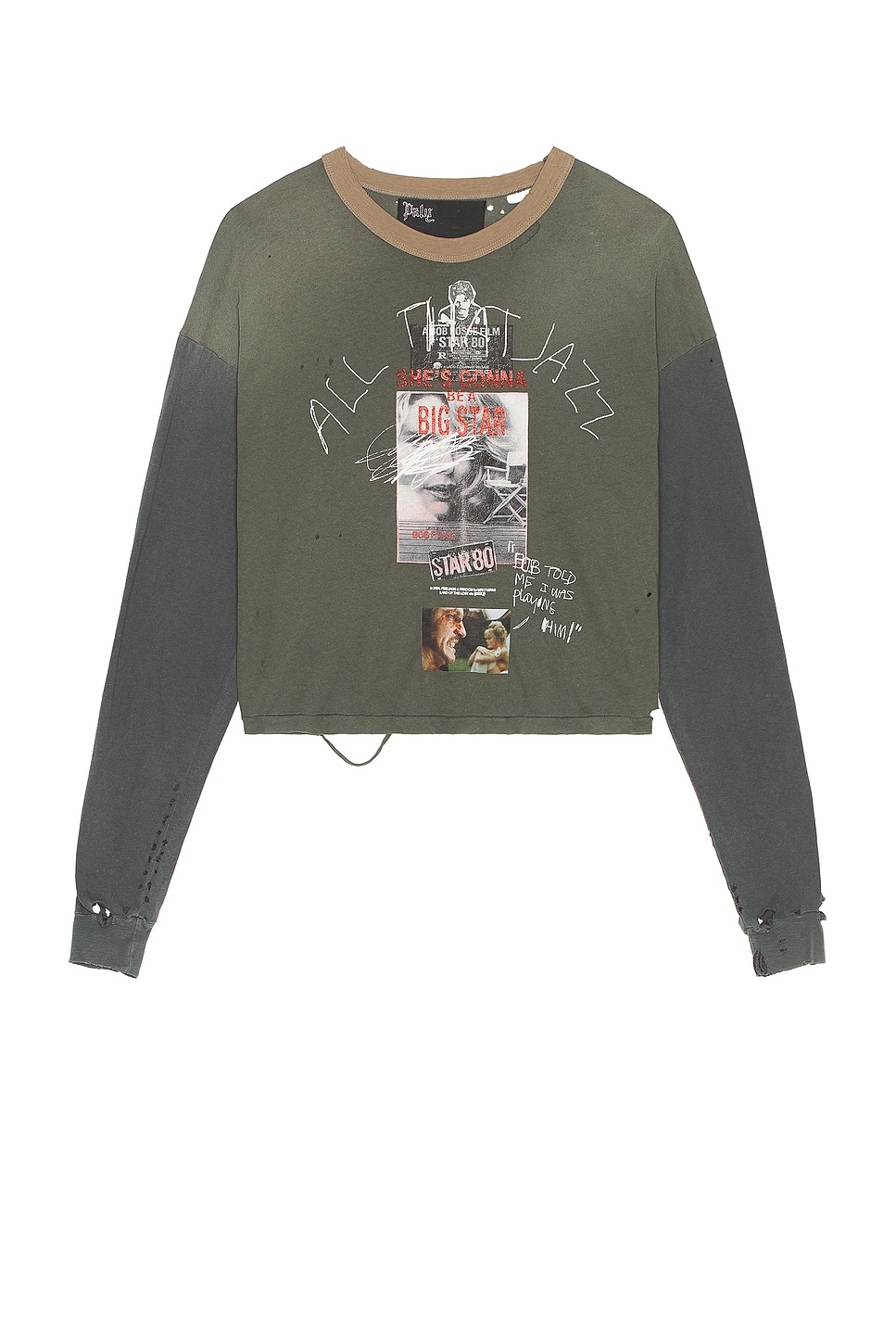 Image 1 of Paly Hollywood Star 80 Long Sleeve Tee in Black