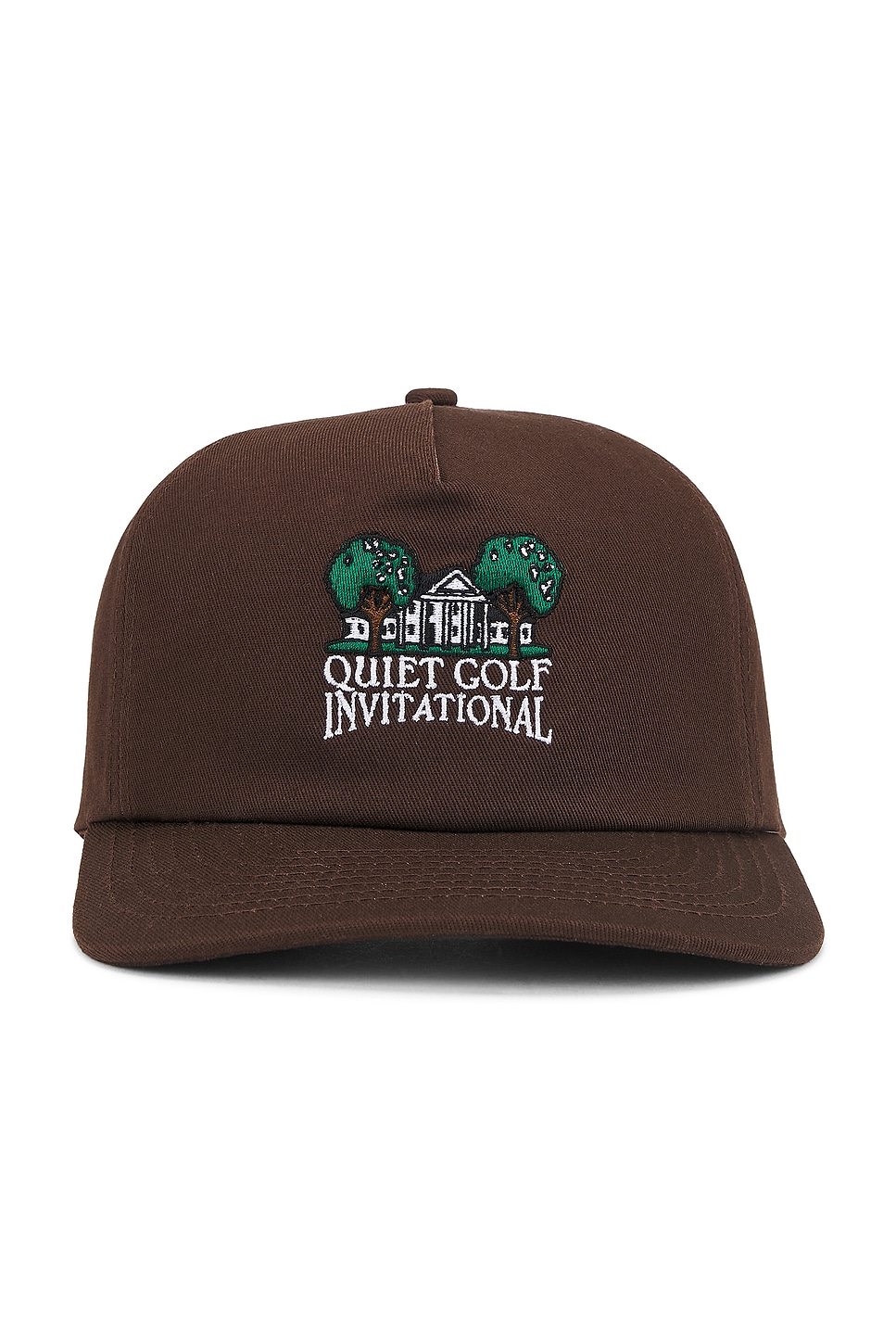 Invitational 5 Panel Hat in Brown
