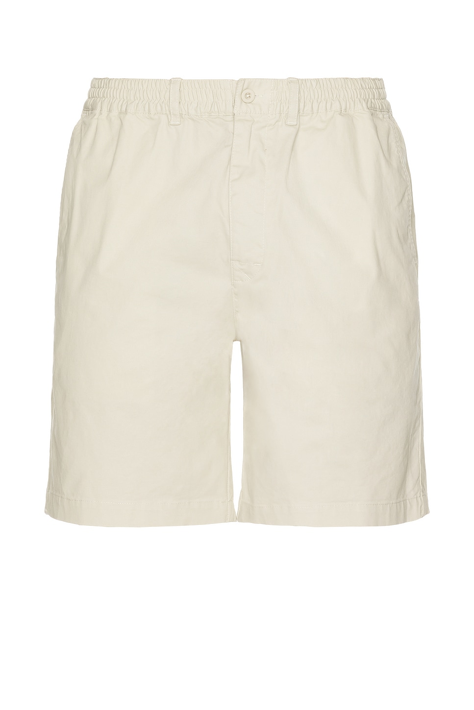 Monogram Twill Short in Ivory