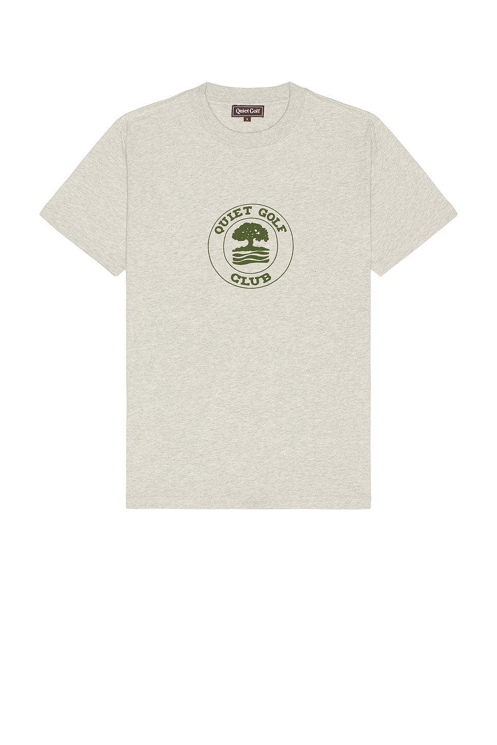 Quiet Oak Tee in Light Grey