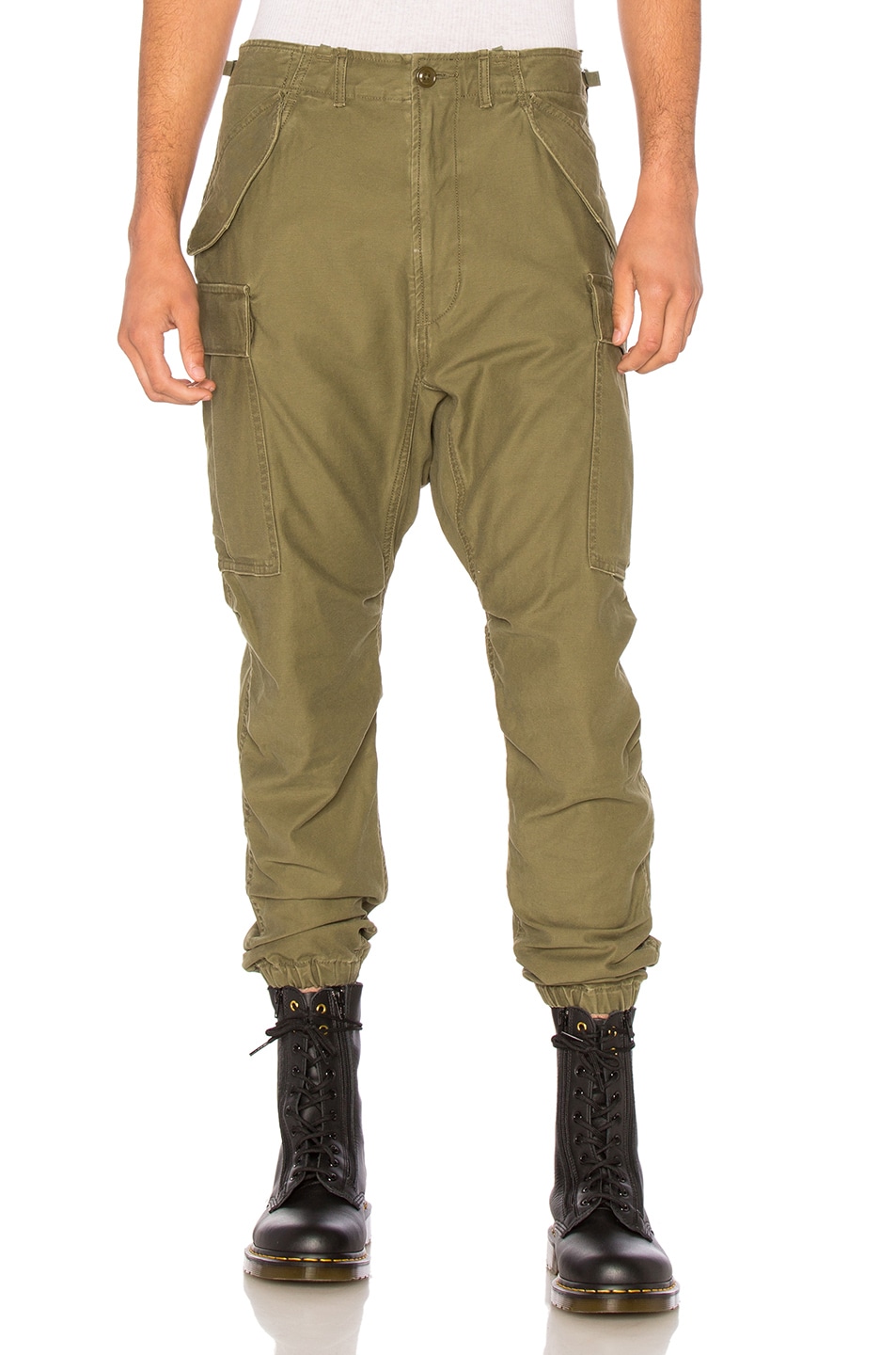 Image 1 of R13 Surplus Military Cargo Pants in Olive