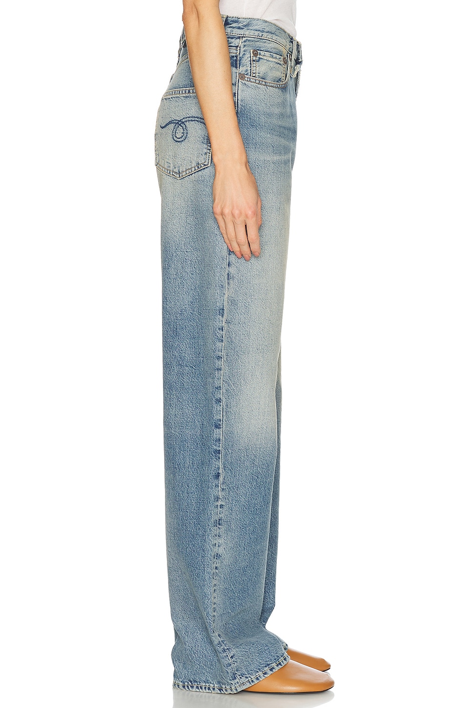 R13 D'arcy Loose Wide Leg