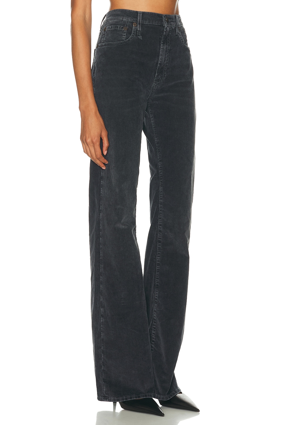R13 Jane Flare In Black