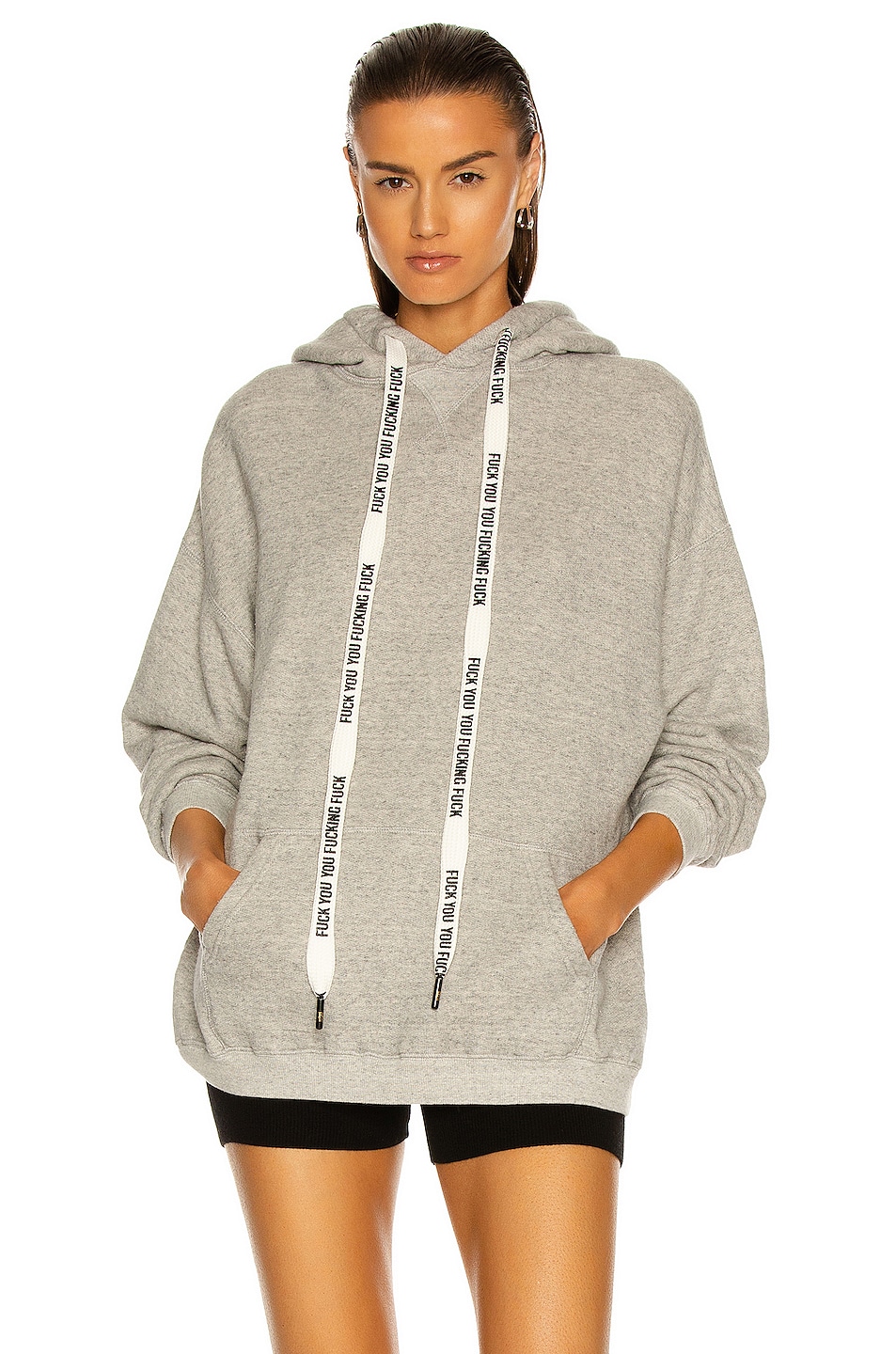 Image 1 of R13 Oversized Hoodie in Heather Grey