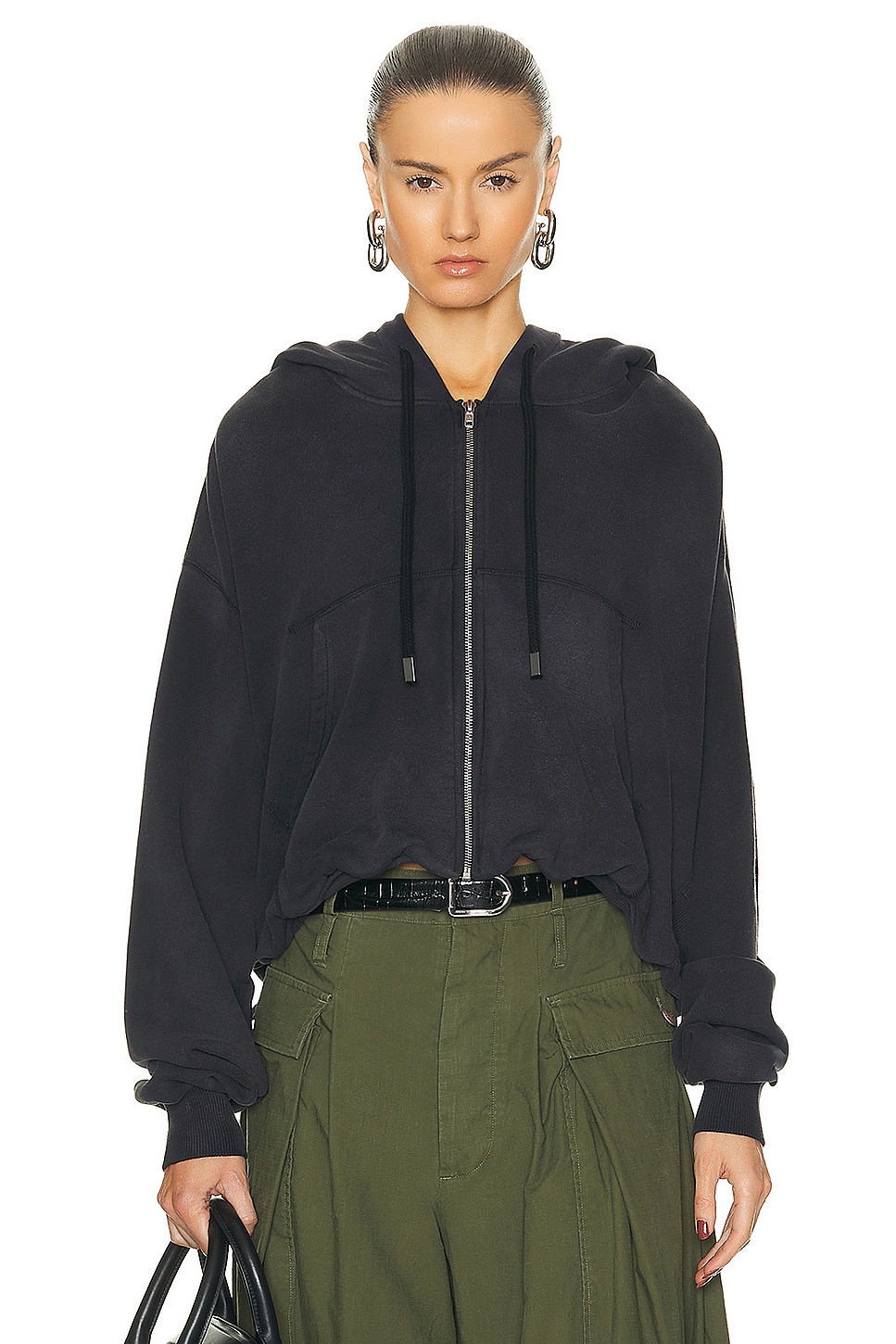 Balloon Zip Up Hoodie