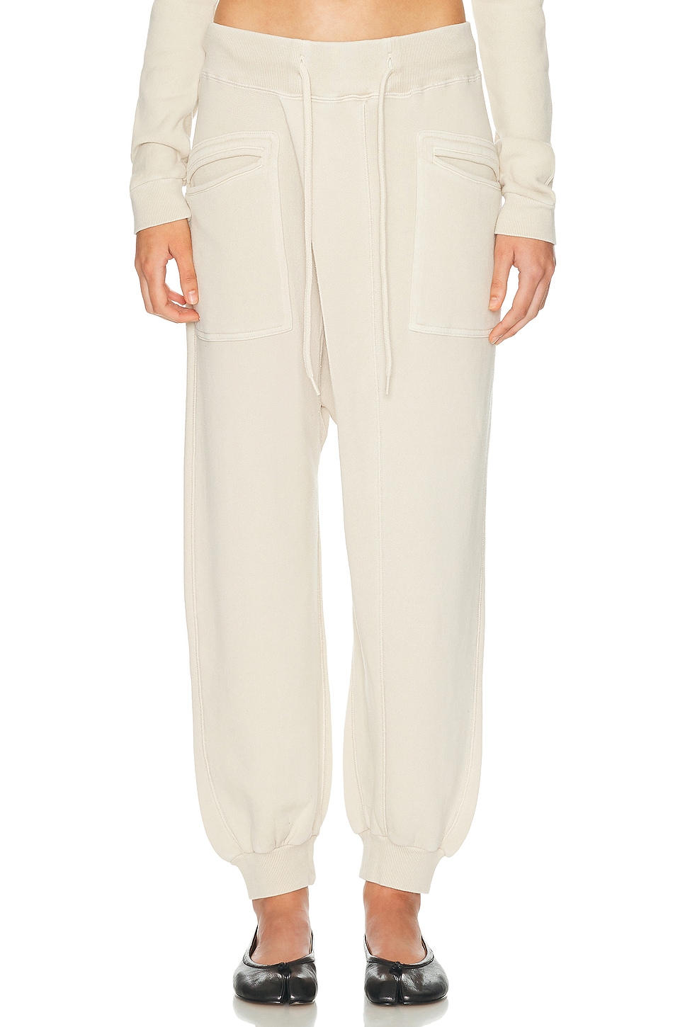 R13 Crossover Sweatpant In Brown