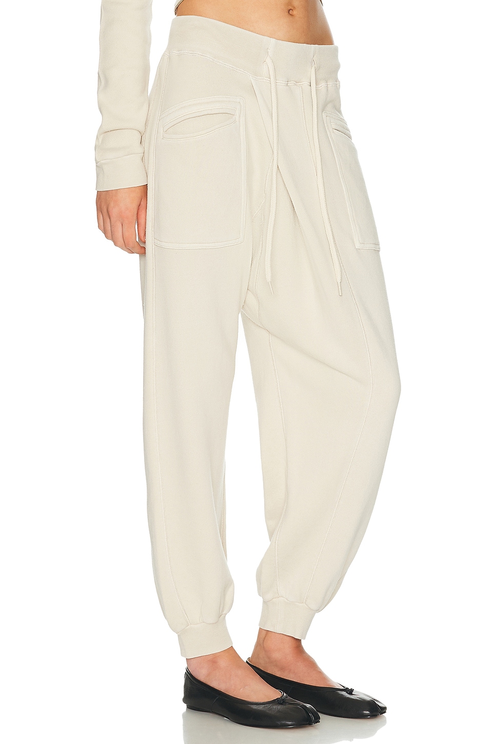 R13 Crossover Sweatpant In Brown