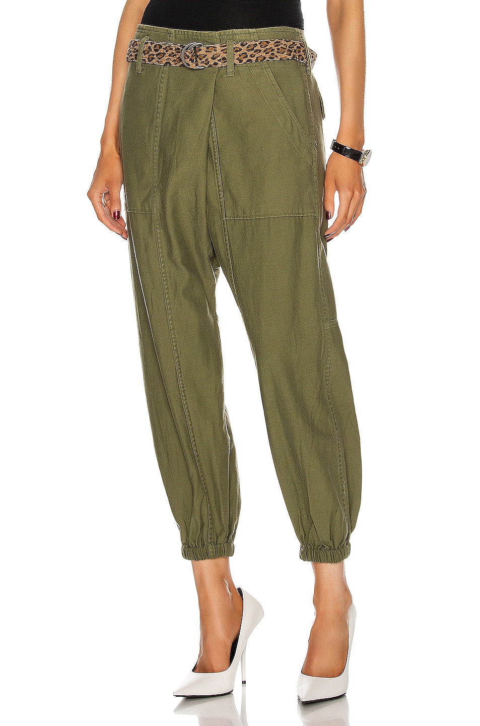 Image 1 of R13 Crossover Utility Drop Pant in Olive
