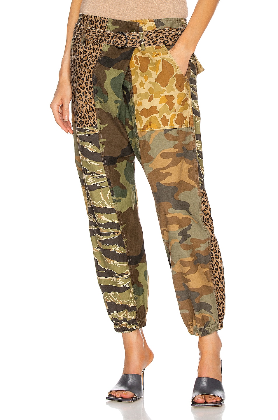 Image 1 of R13 Crossover Utility Drop Pant in Multi Camo
