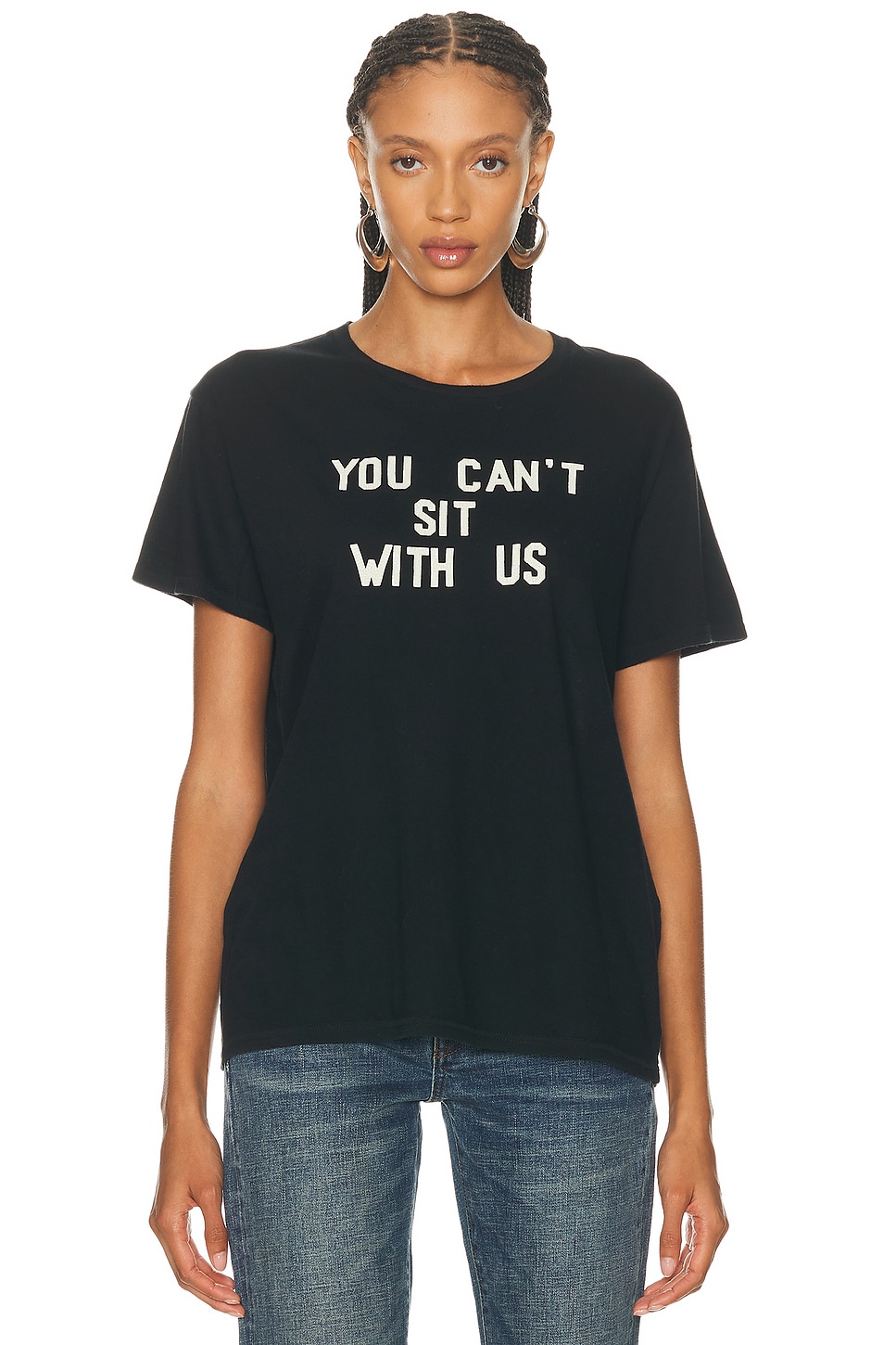 Image 1 of R13 You Can't Sit With Us Boy Tee in Black