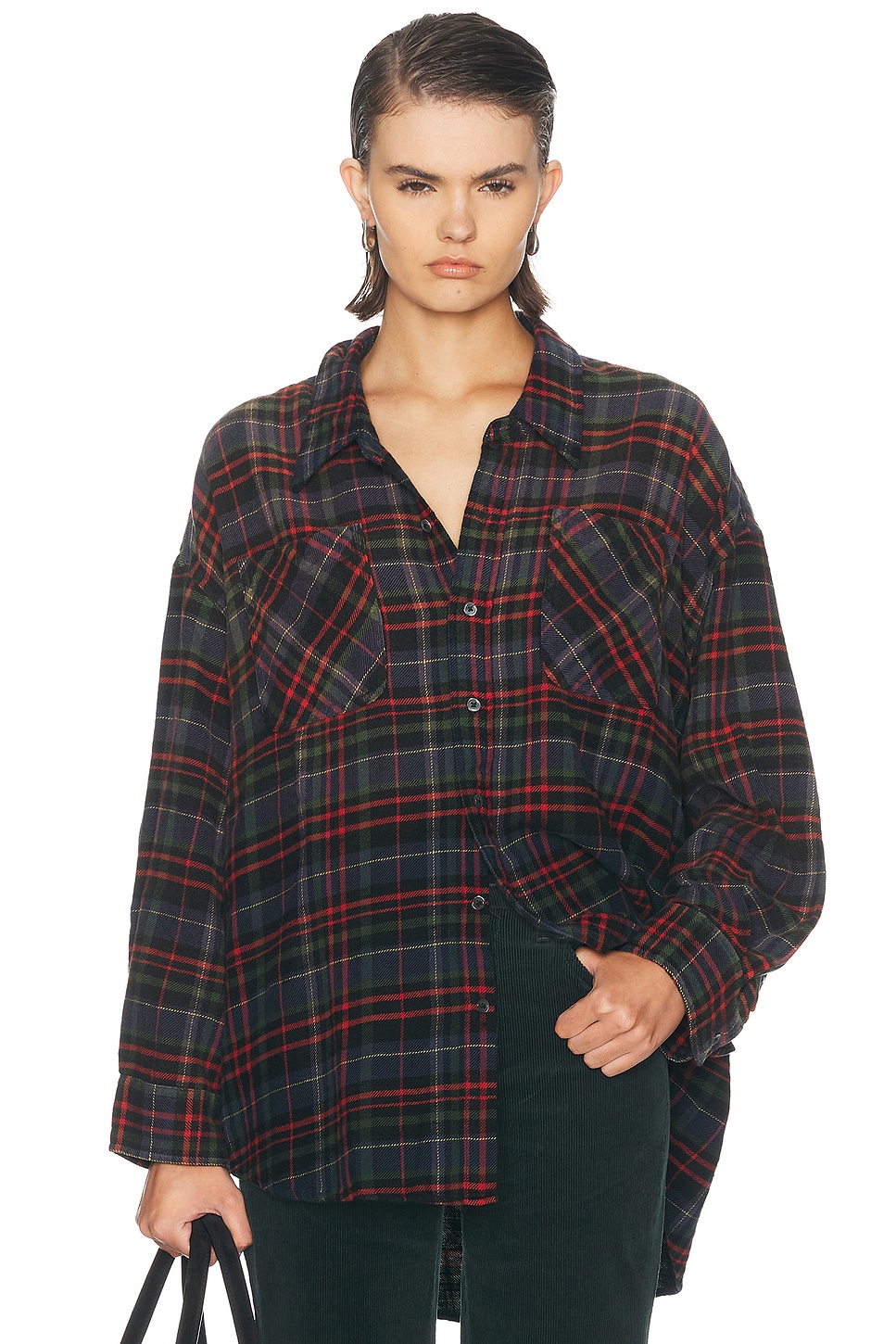 R13 Drop Neck Workshirt