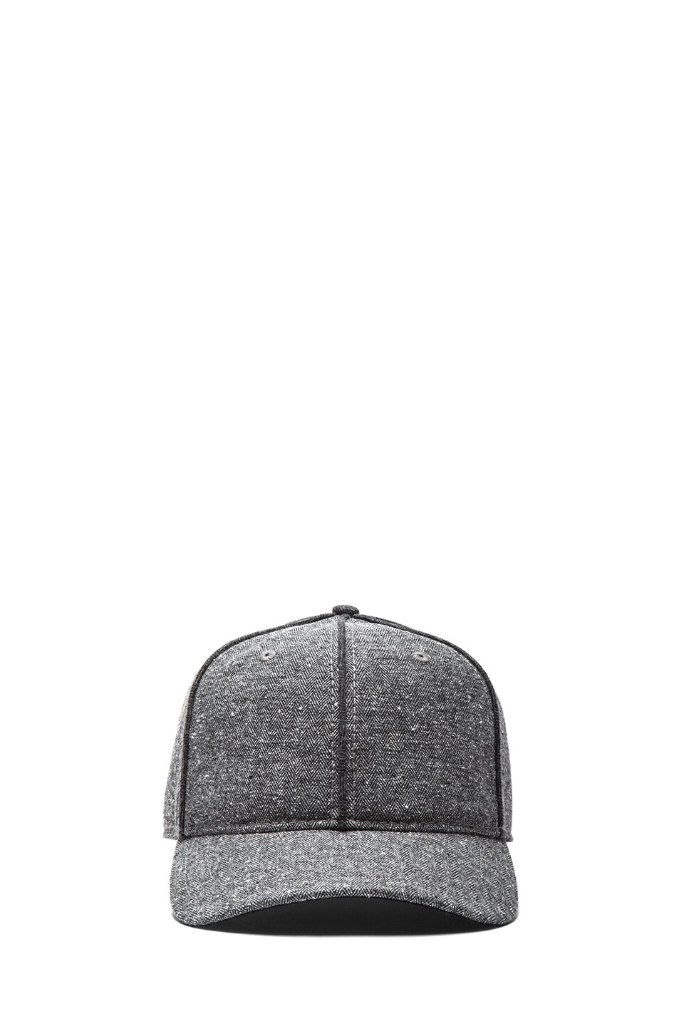 Image 1 of Rag & Bone Old School Baseball Hat in Grey Multi