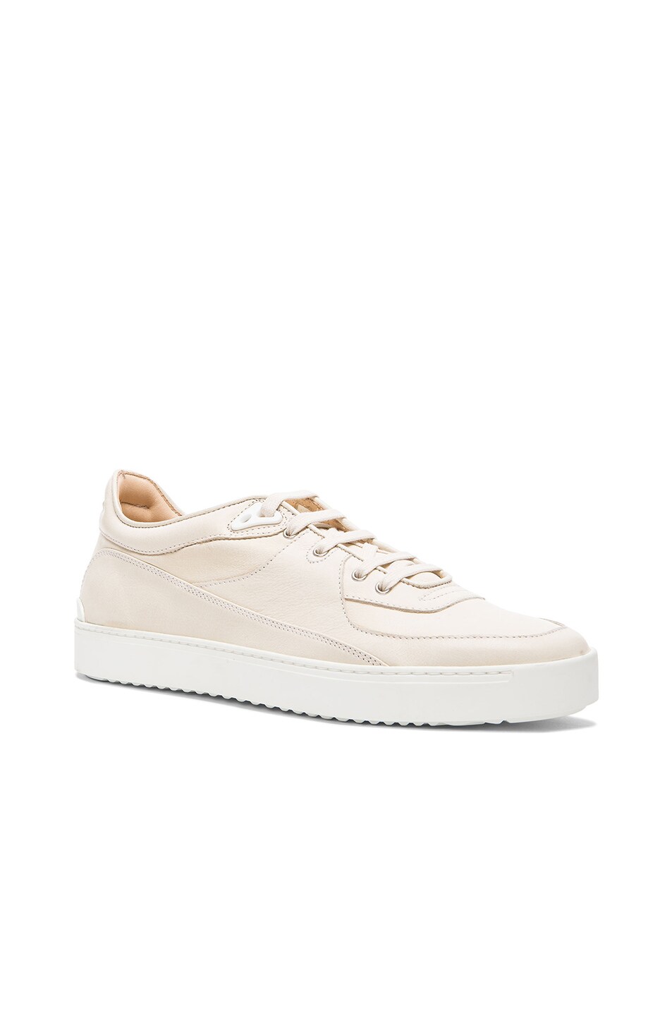 Image 1 of Rag & Bone Wade Leather Sneakers in Off White