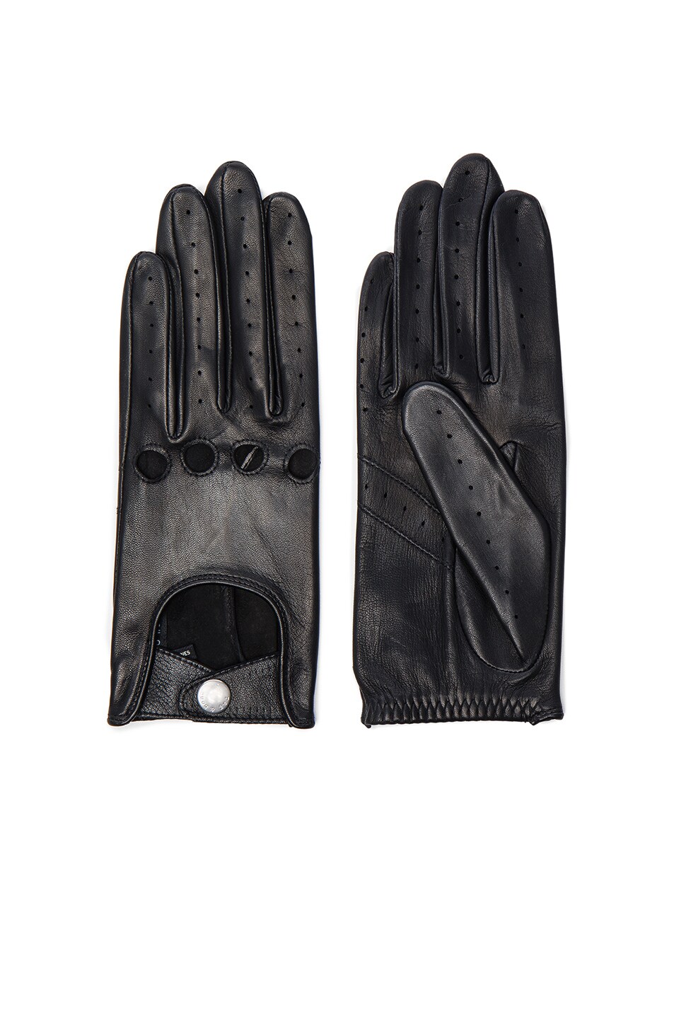 Image 1 of Rag & Bone Driving Gloves in Black