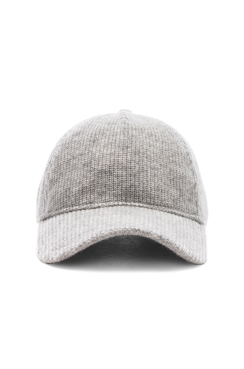 Image 1 of Rag & Bone Marilyn Baseball Hat in Grey Cashmere