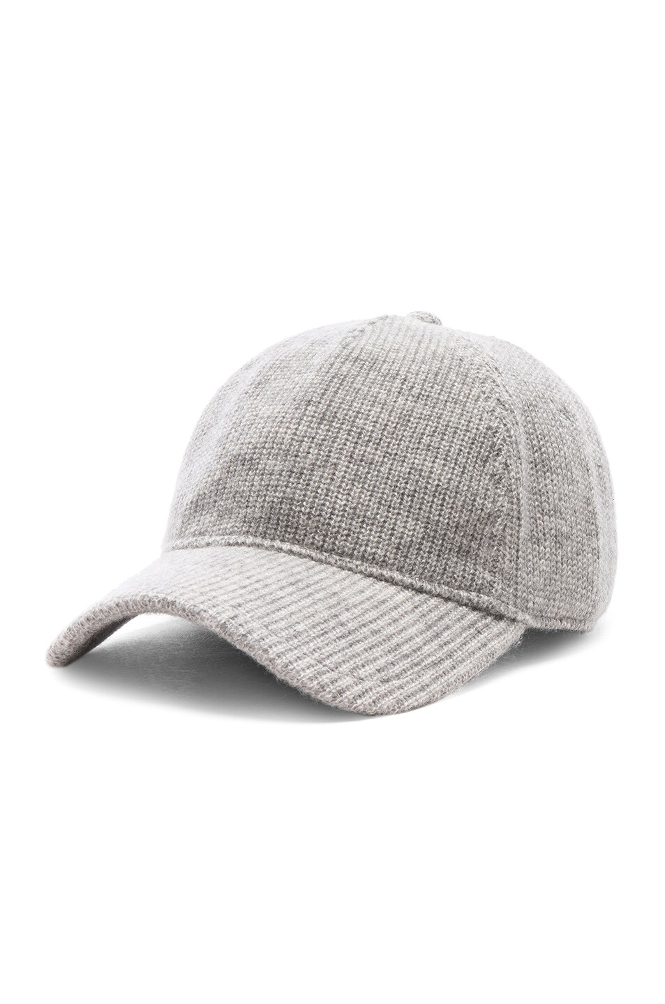 Rag & Bone Marilyn Baseball Hat in Grey Cashmere | FWRD