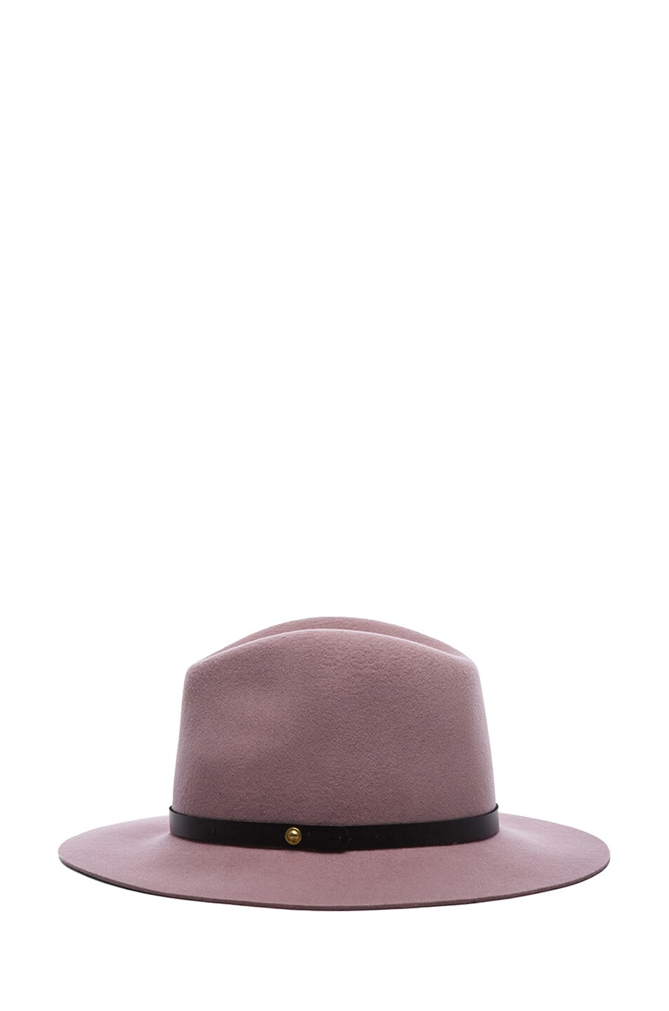 Rag & Bone Floppy Brim Fedora Hat in Dusty Rose FWRD