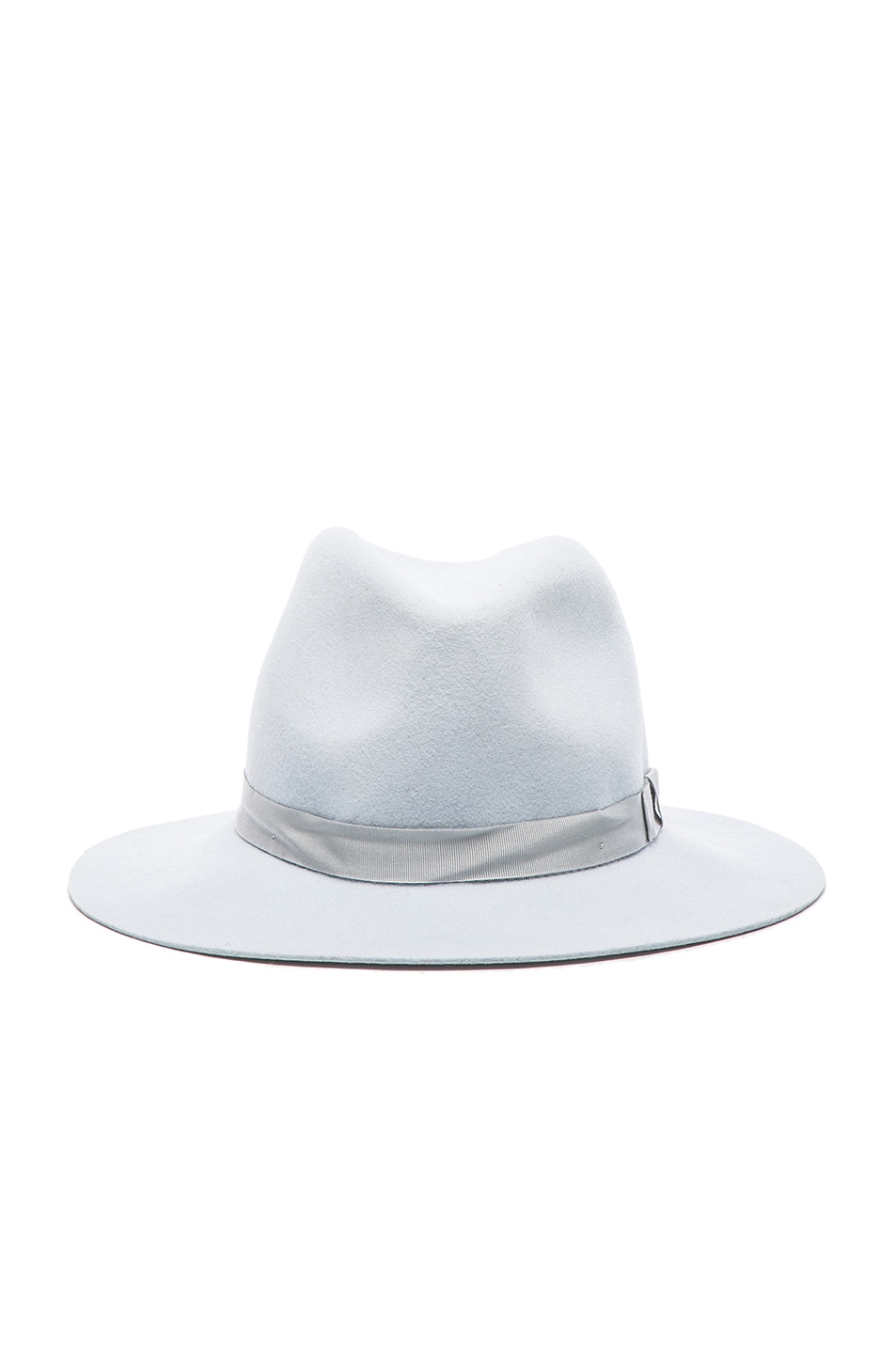 Image 1 of Rag & Bone Floppy Brim Fedora Hat in Pale Blue
