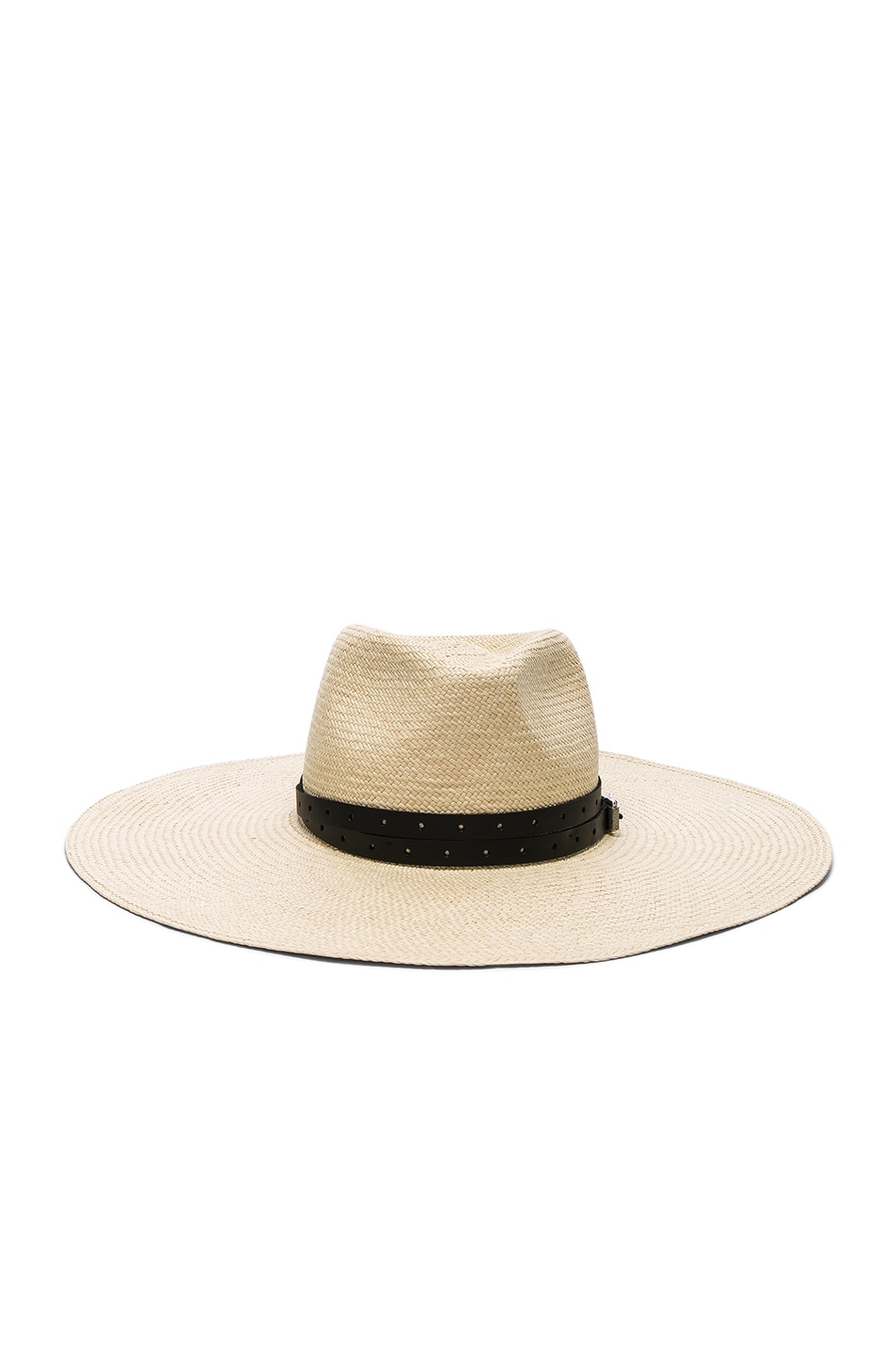 Image 1 of Rag & Bone Wide Brim Panama Hat in Natural