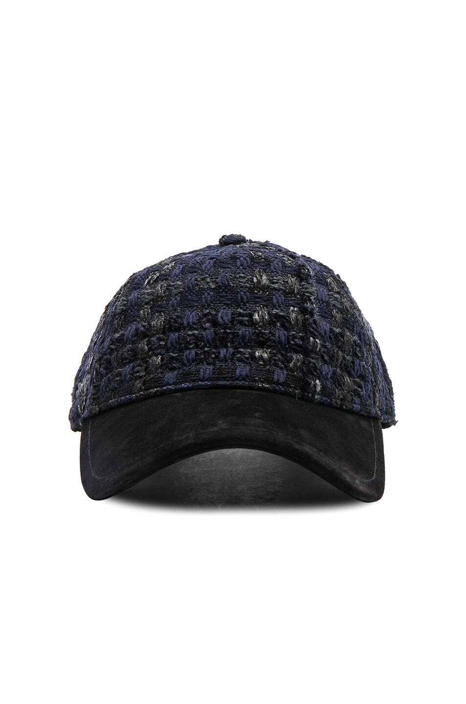 Image 1 of Rag & Bone Marilyn Baseball Hat in Blue Tweed