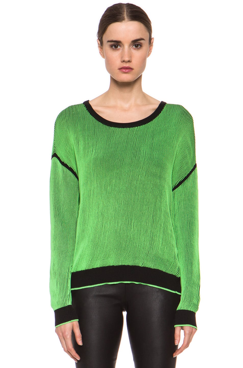 Image 1 of Rag & Bone Benny Sweater in Green