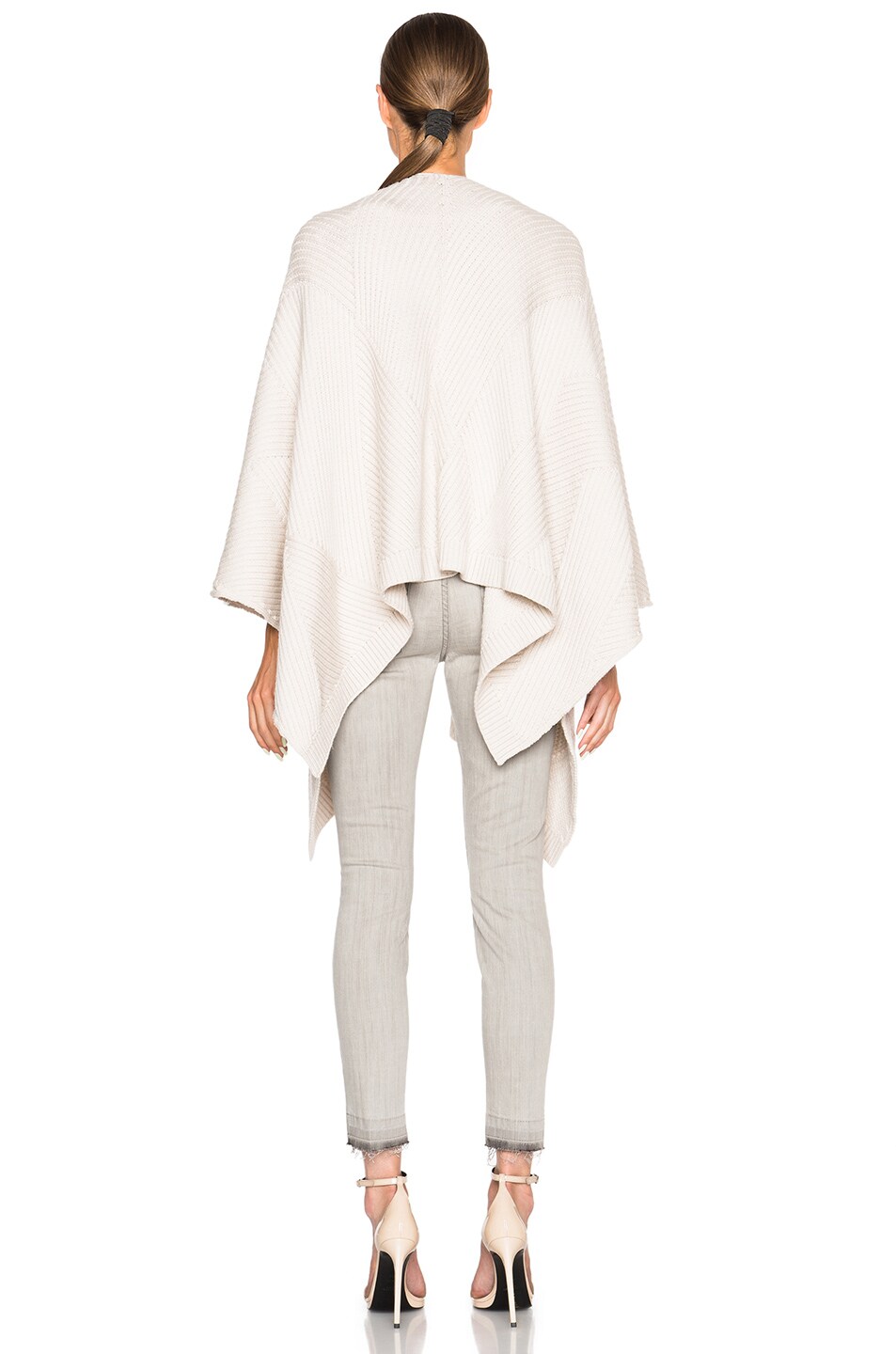 Rag & Bone Blithe Poncho in Antique White | FWRD