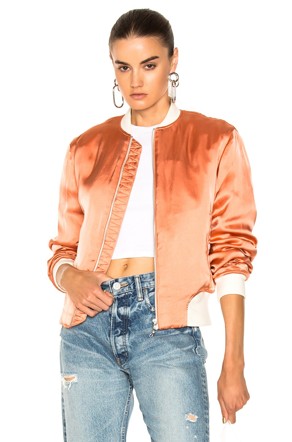 Image 1 of Rag & Bone Morton Bomber Jacket in Sunset