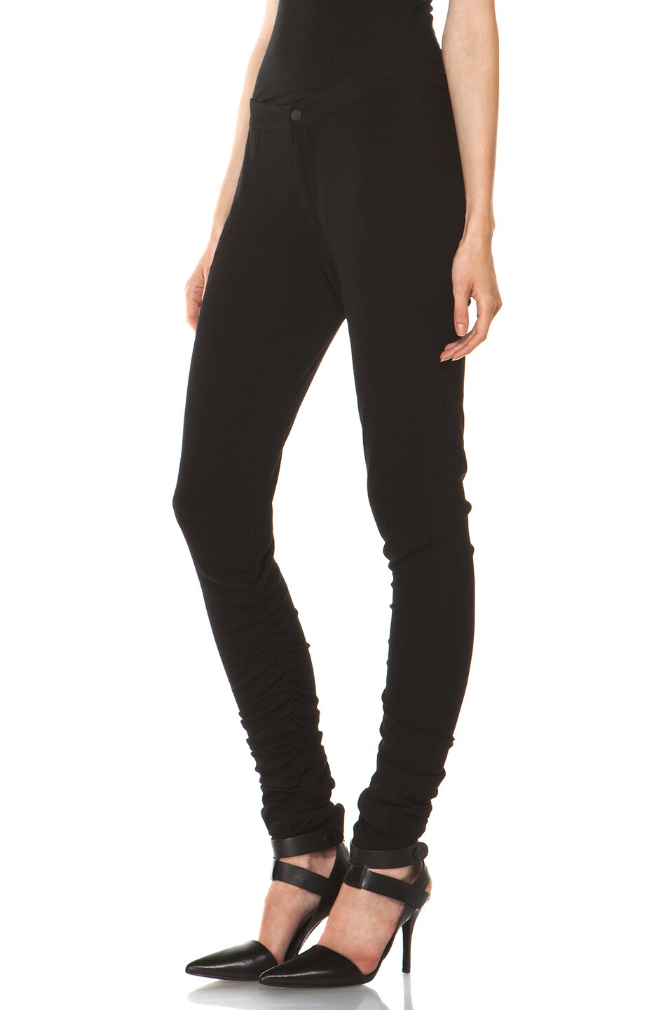 Rag & Bone Skinny Pajama Pant in Black | FWRD