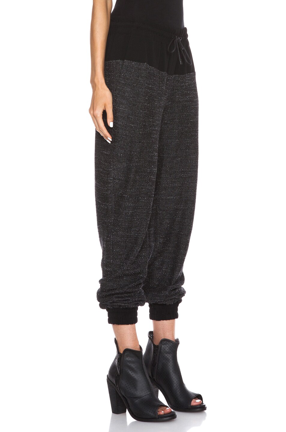 Rag & Bone Owen Cotton-Blend Sweatpant in Black | FWRD