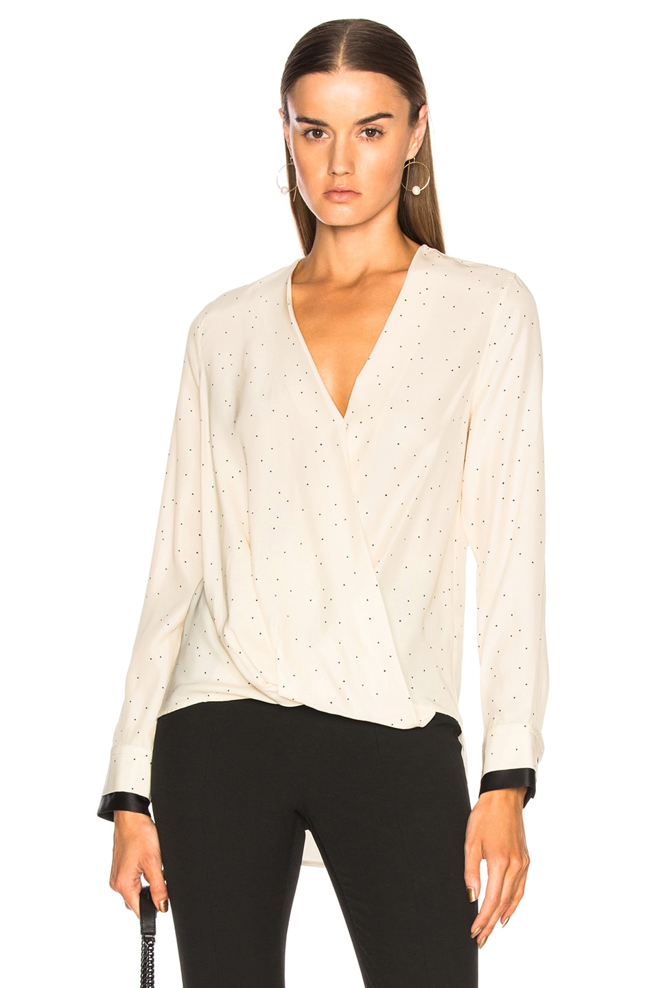 Image 1 of Rag & Bone Victor Blouse in Off White