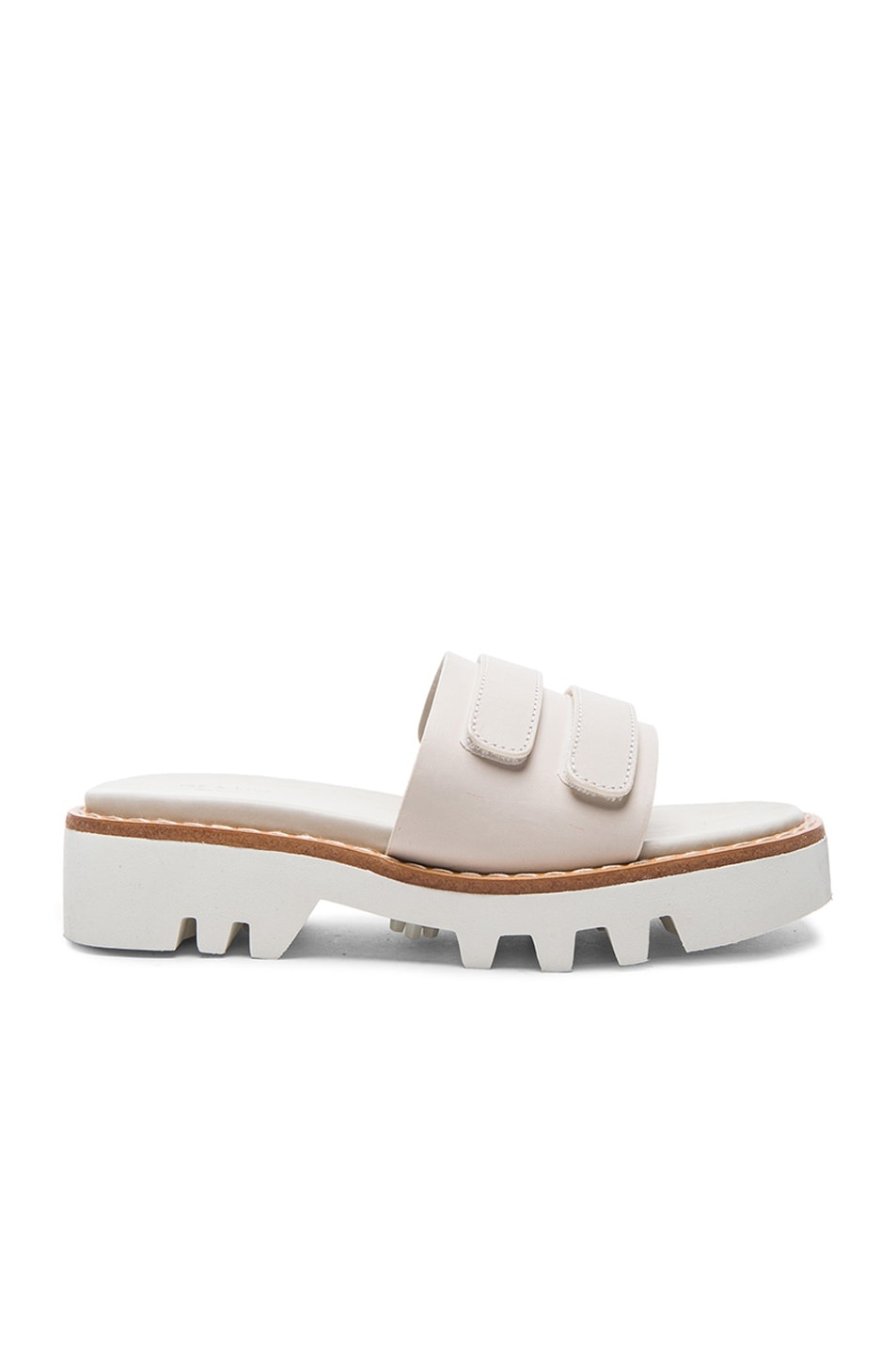 Image 1 of Rag & Bone Seldon Leather Sandals in Off White