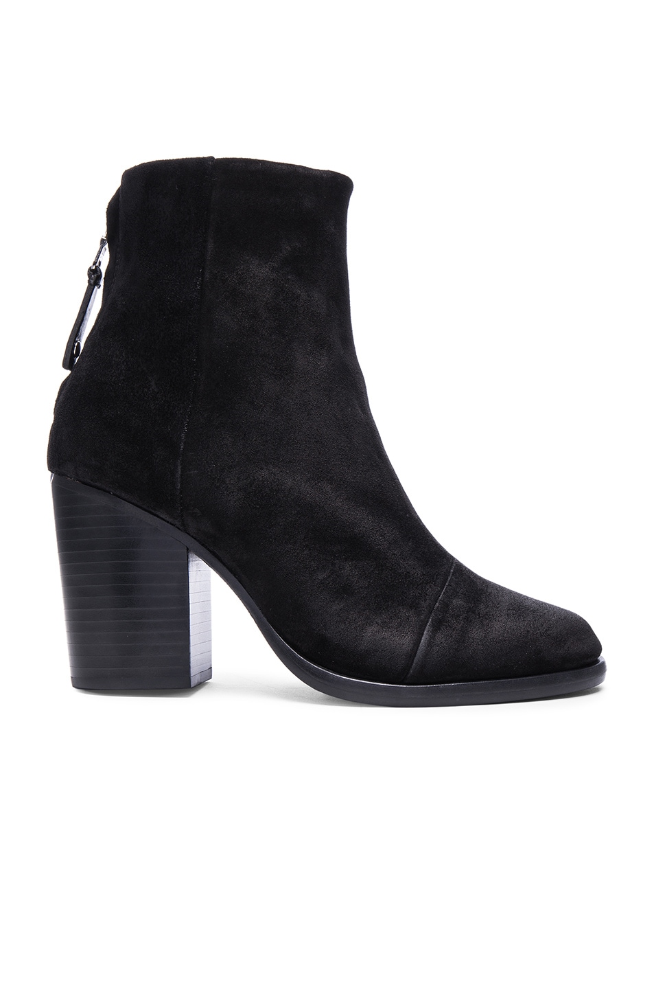 Image 1 of Rag & Bone Ashby Ankle Bootie in Black Suede