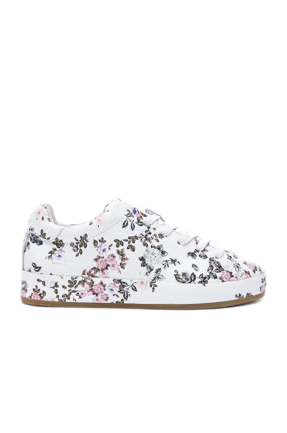 Image 1 of Rag & Bone Leather RB1 Low Sneakers in Garden Floral