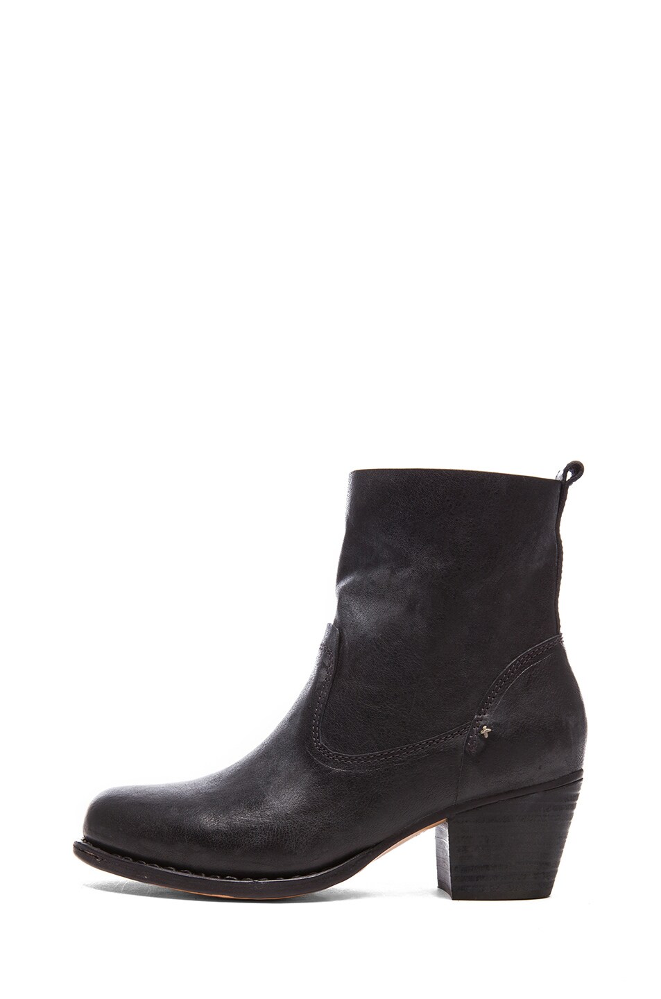 Rag & Bone Mercer Calfskin Leather Boots II in Black | FWRD