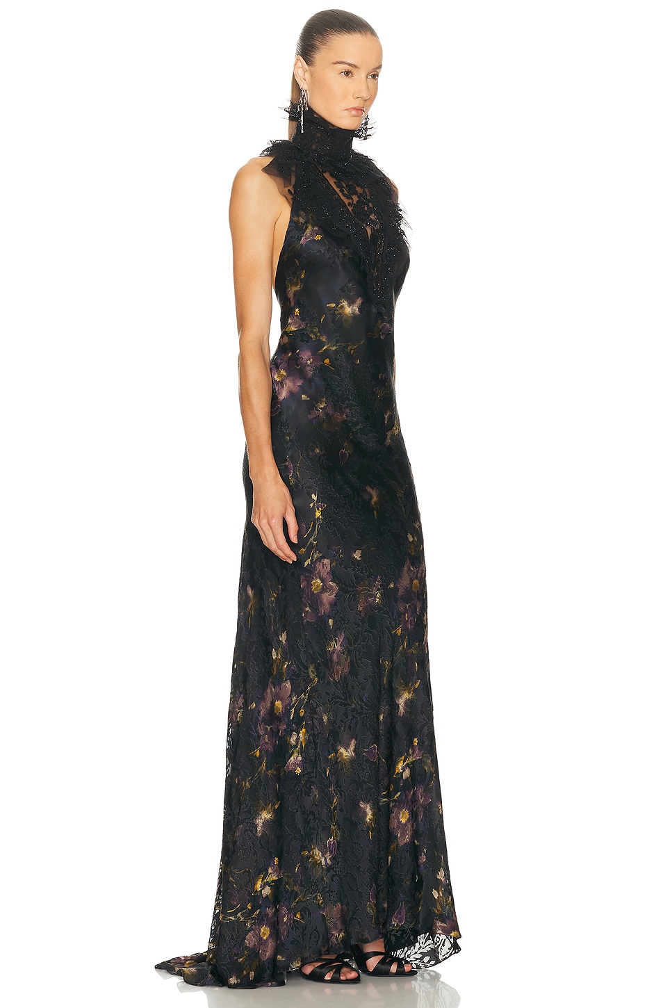 Ralph Lauren Ellen Gown In Multi