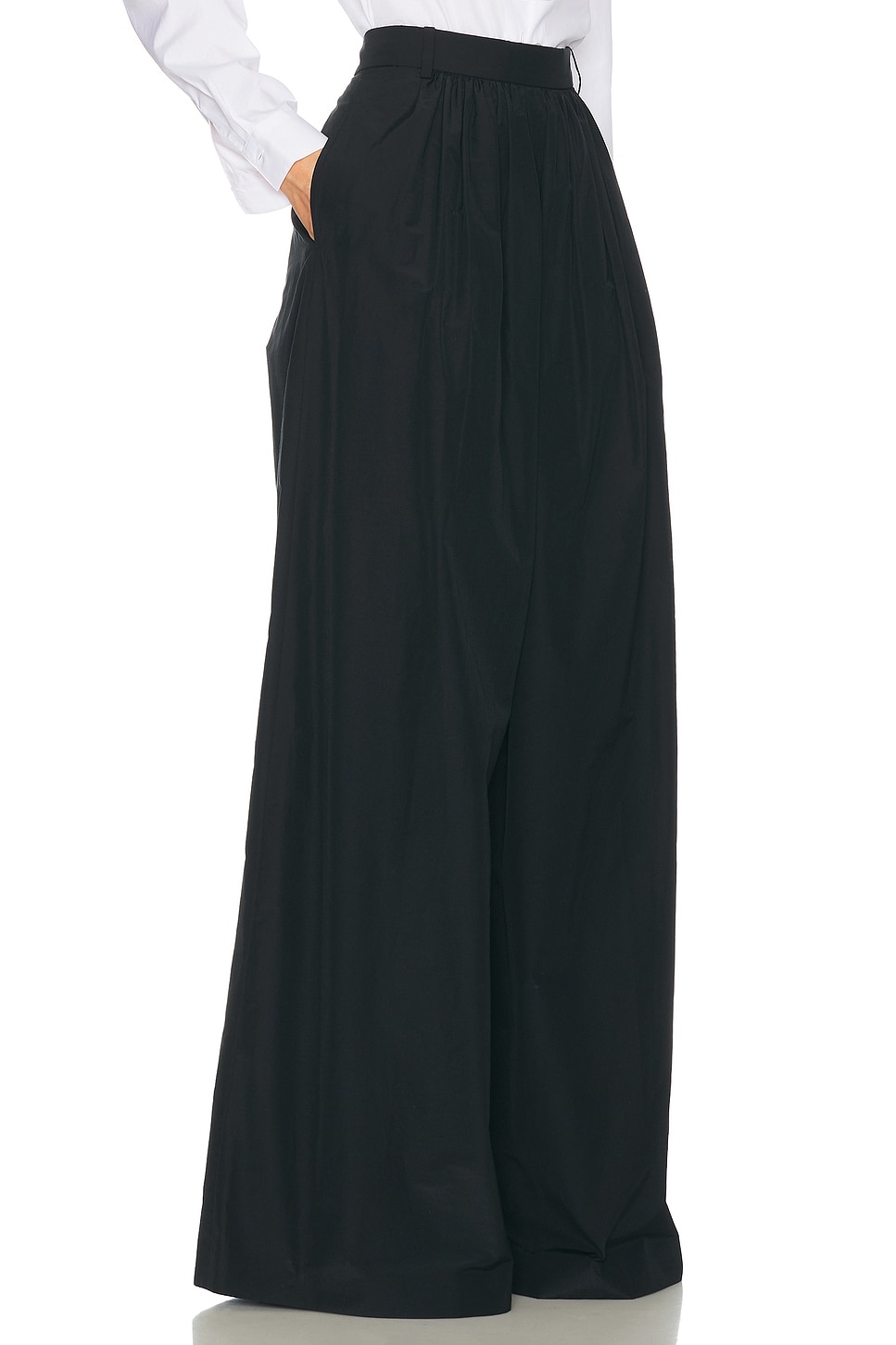 Ralph Lauren Collection Vanessa Full Length Pleated Pant | Thumbnail 2