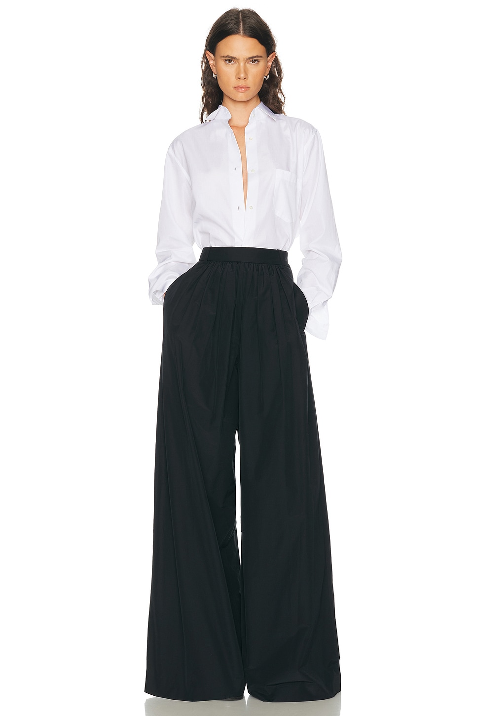 Ralph Lauren Collection Vanessa Full Length Pleated Pant | Thumbnail 5