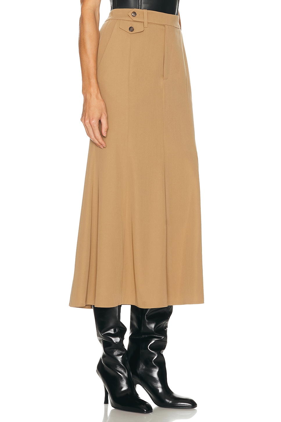 Ralph Lauren Teyanna Skirt In Gold