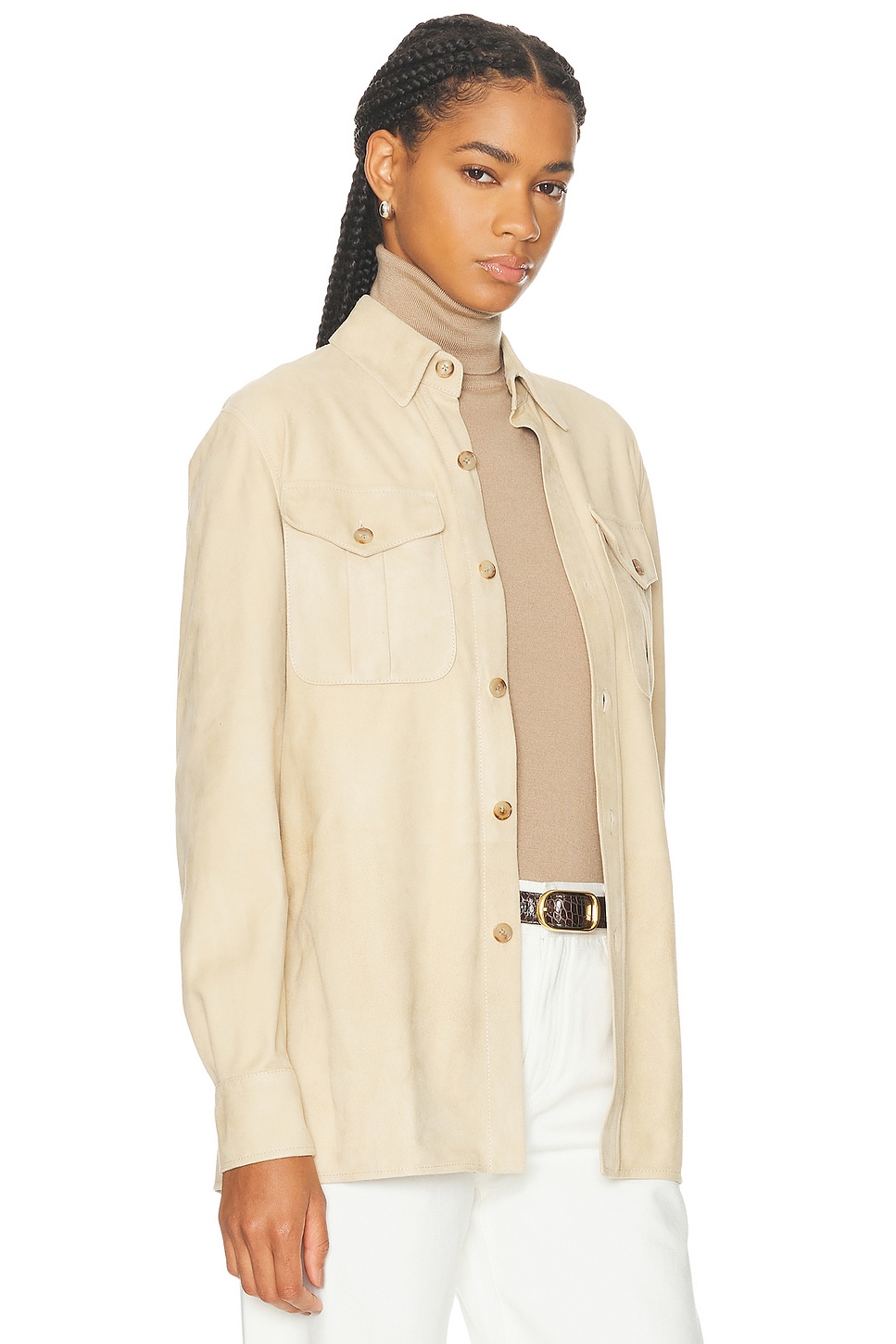 Ralph Lauren Landry Shirt In Neutral