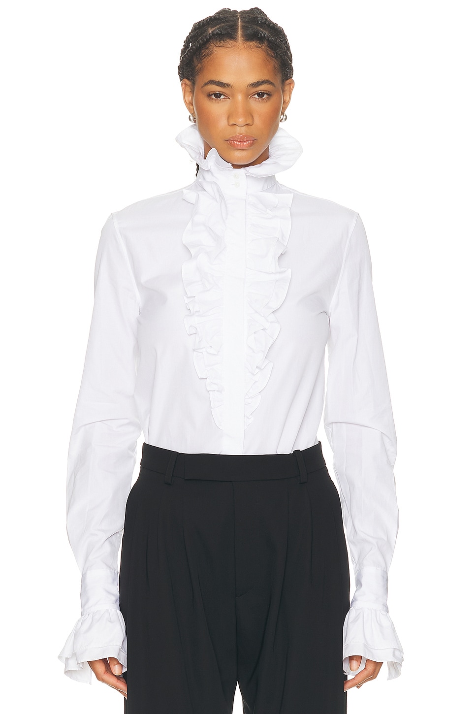 Image 1 of Ralph Lauren Collection Dolley Blouse in White