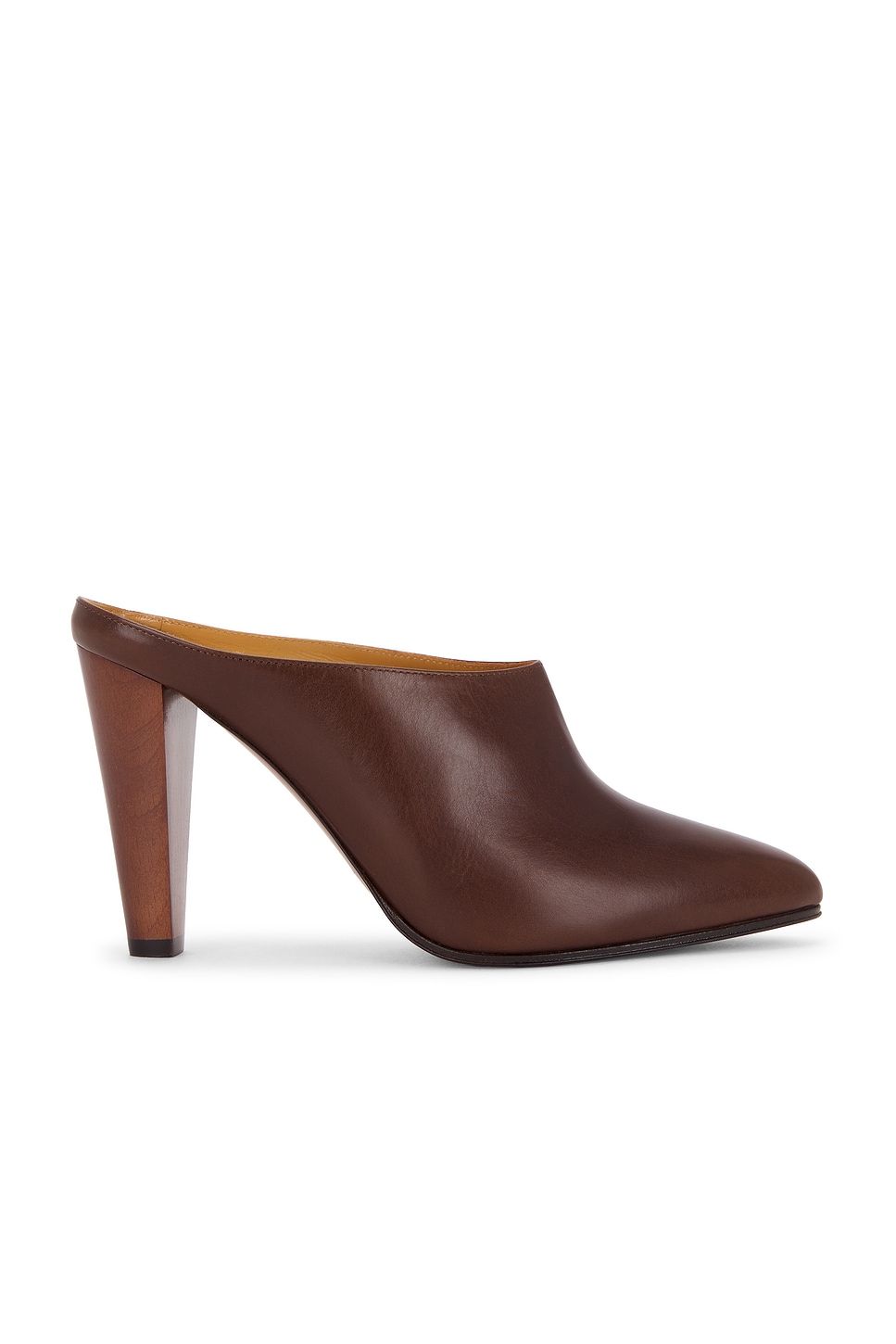 Ralph Lauren Collection Ashtyn 95 Mule Pump in Brown
