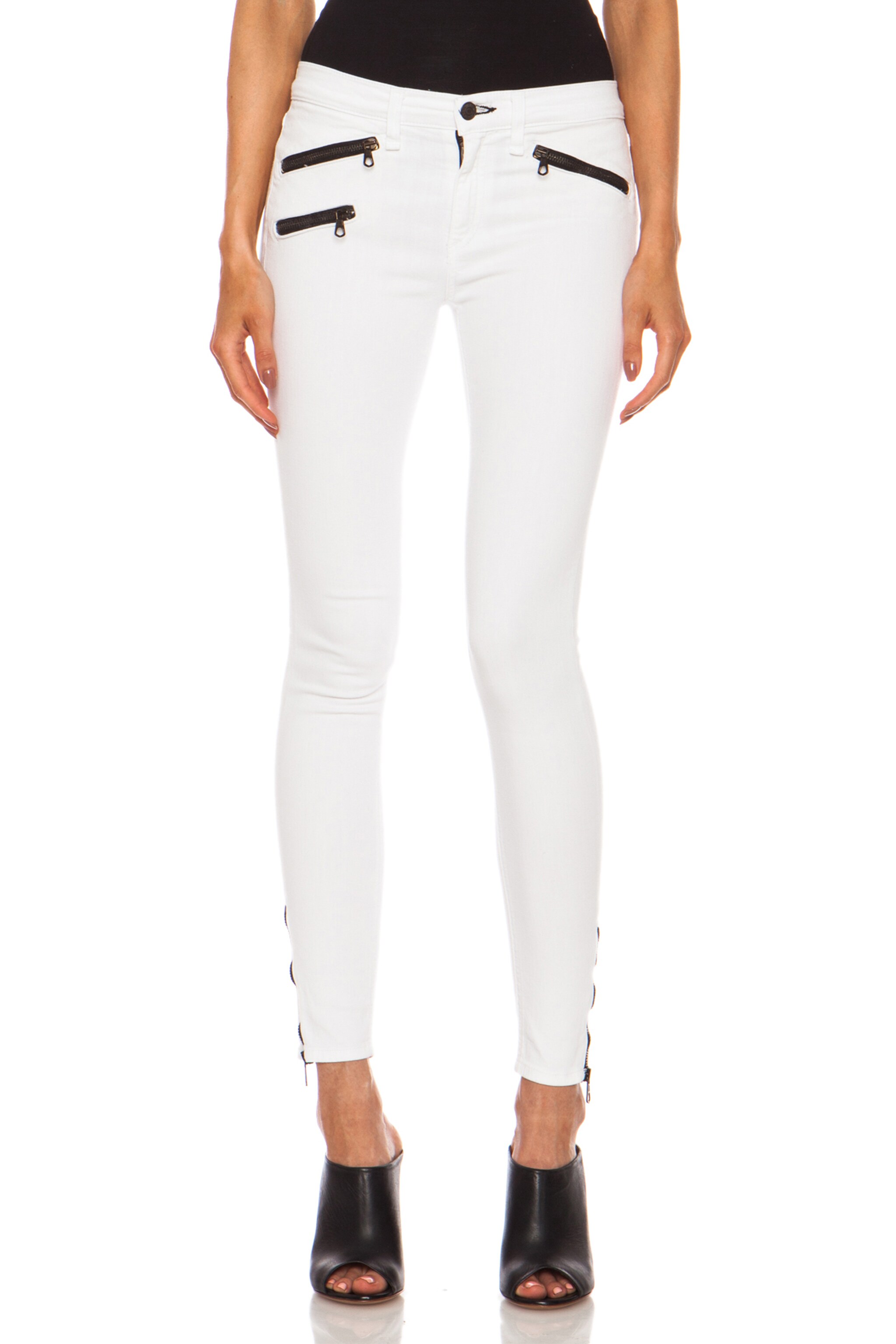 Image 1 of Rag & Bone RBW 23 Crop in Bright White